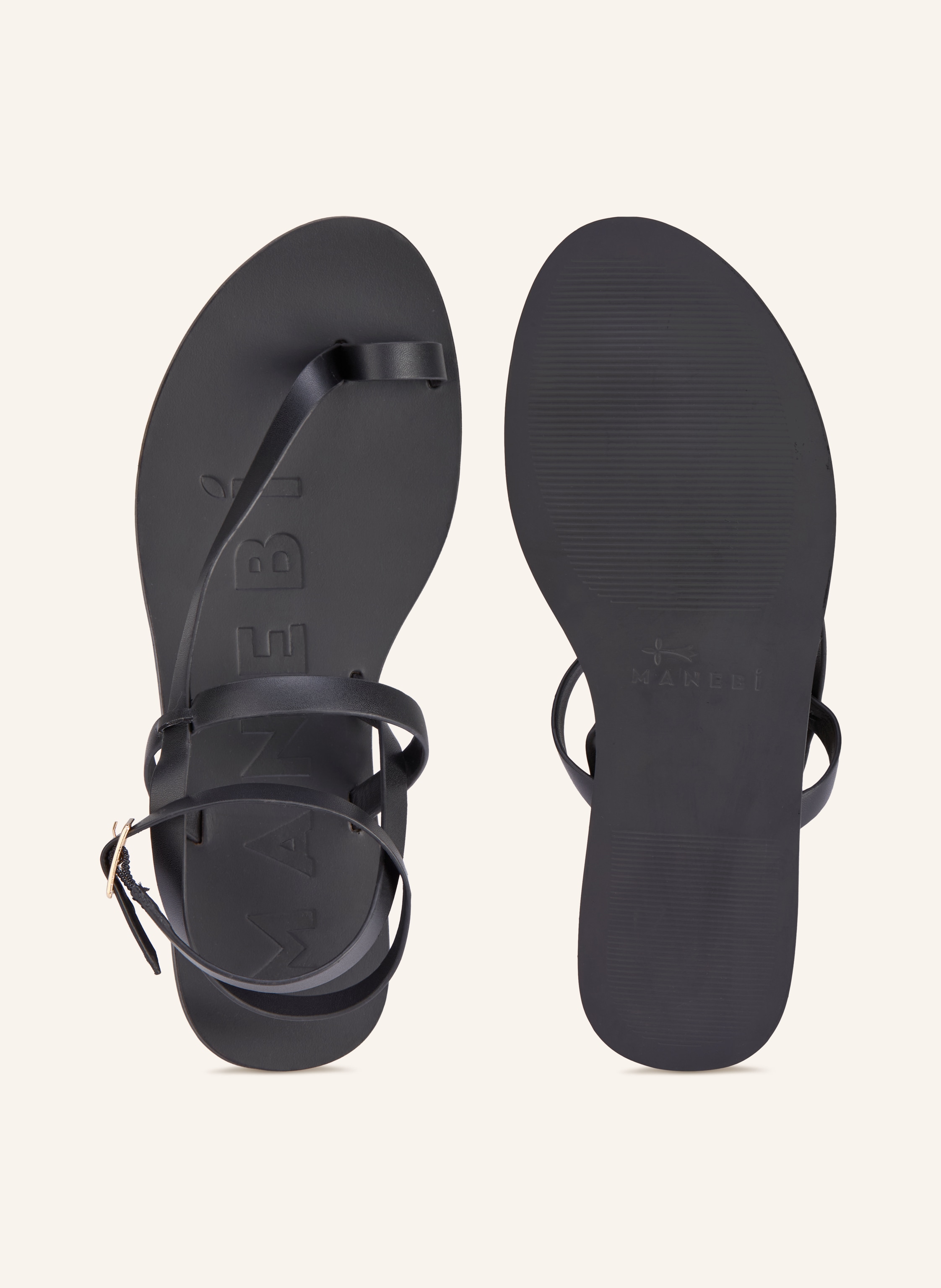 Thumbnail - Manebí Sandalen schwarz