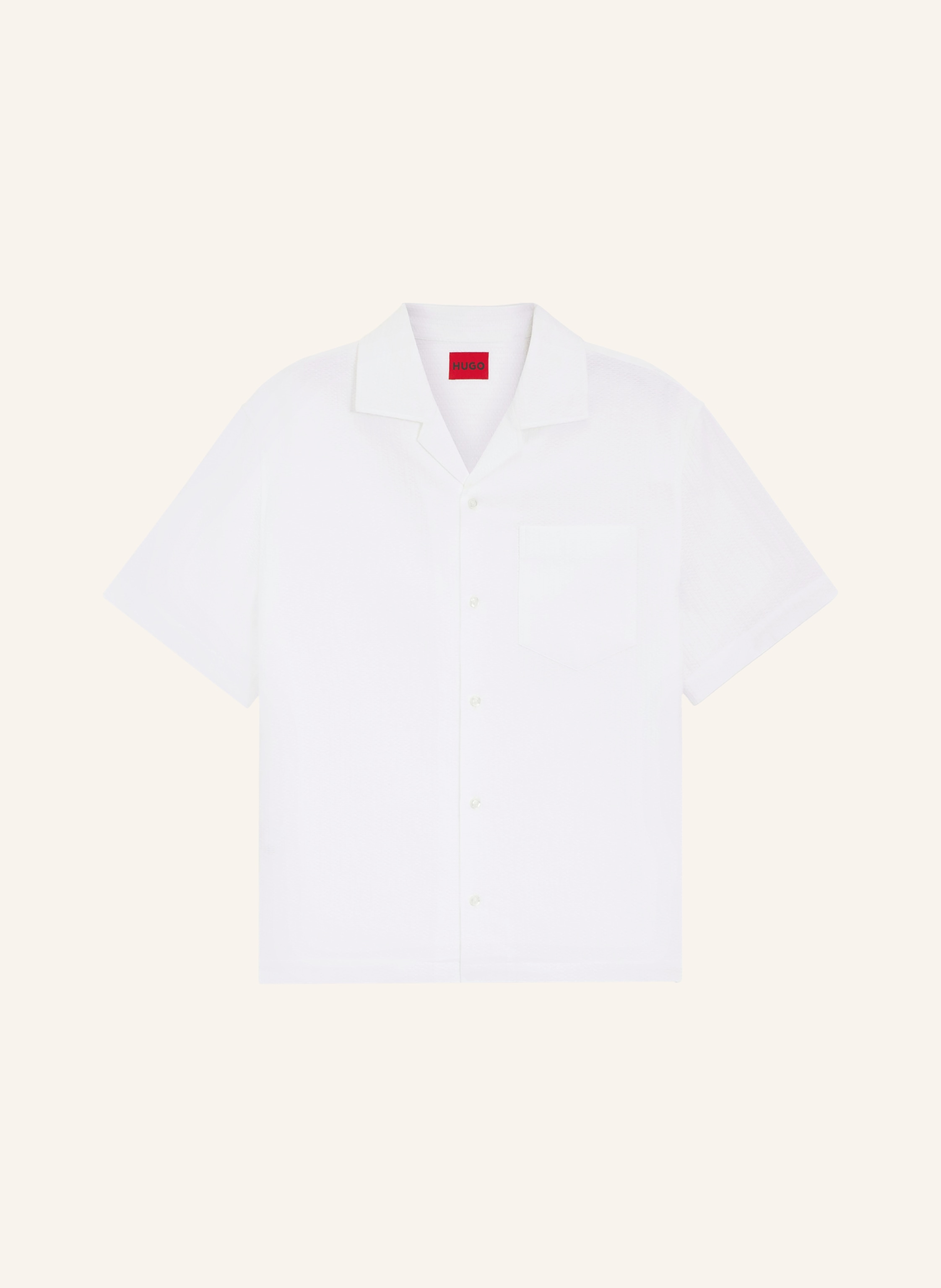 Hugo Hugo Resorthemd Exolino Comfort Fit weiss in WEISS