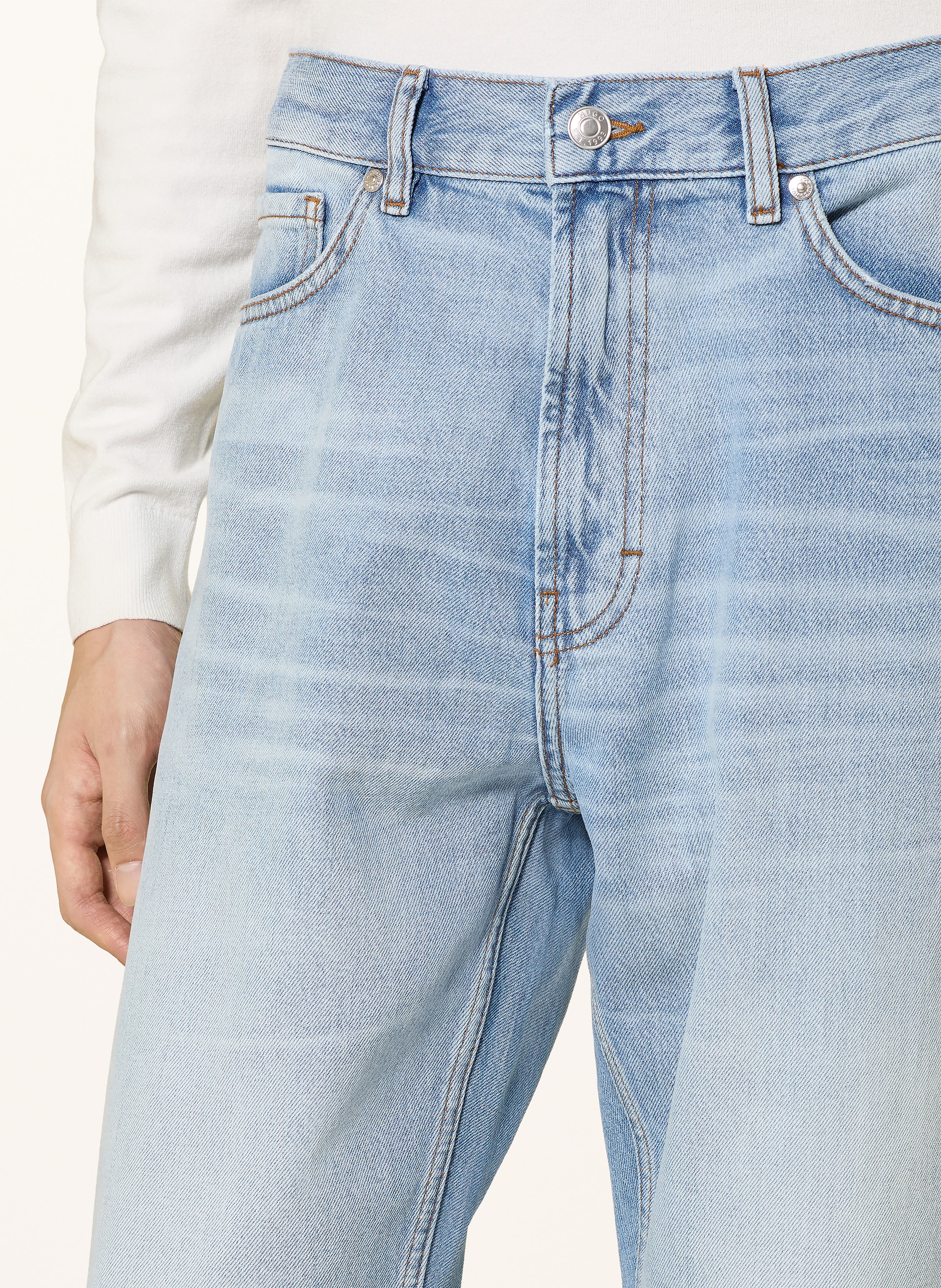 Thumbnail - Hugo Jeans Hugo 838 Relaxed Tapered Fit blau