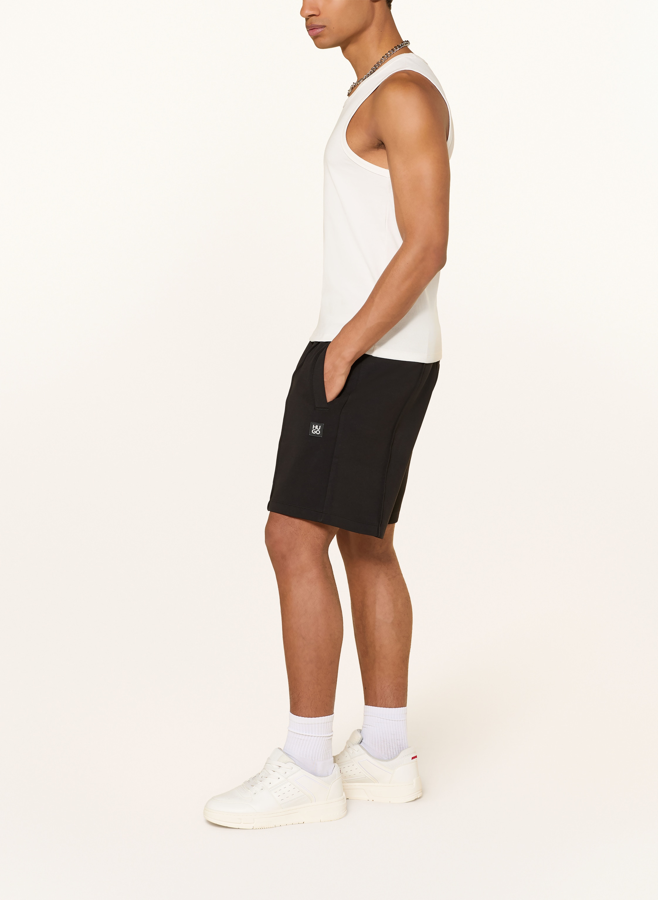 Thumbnail - Hugo Sweatshorts Dimac schwarz