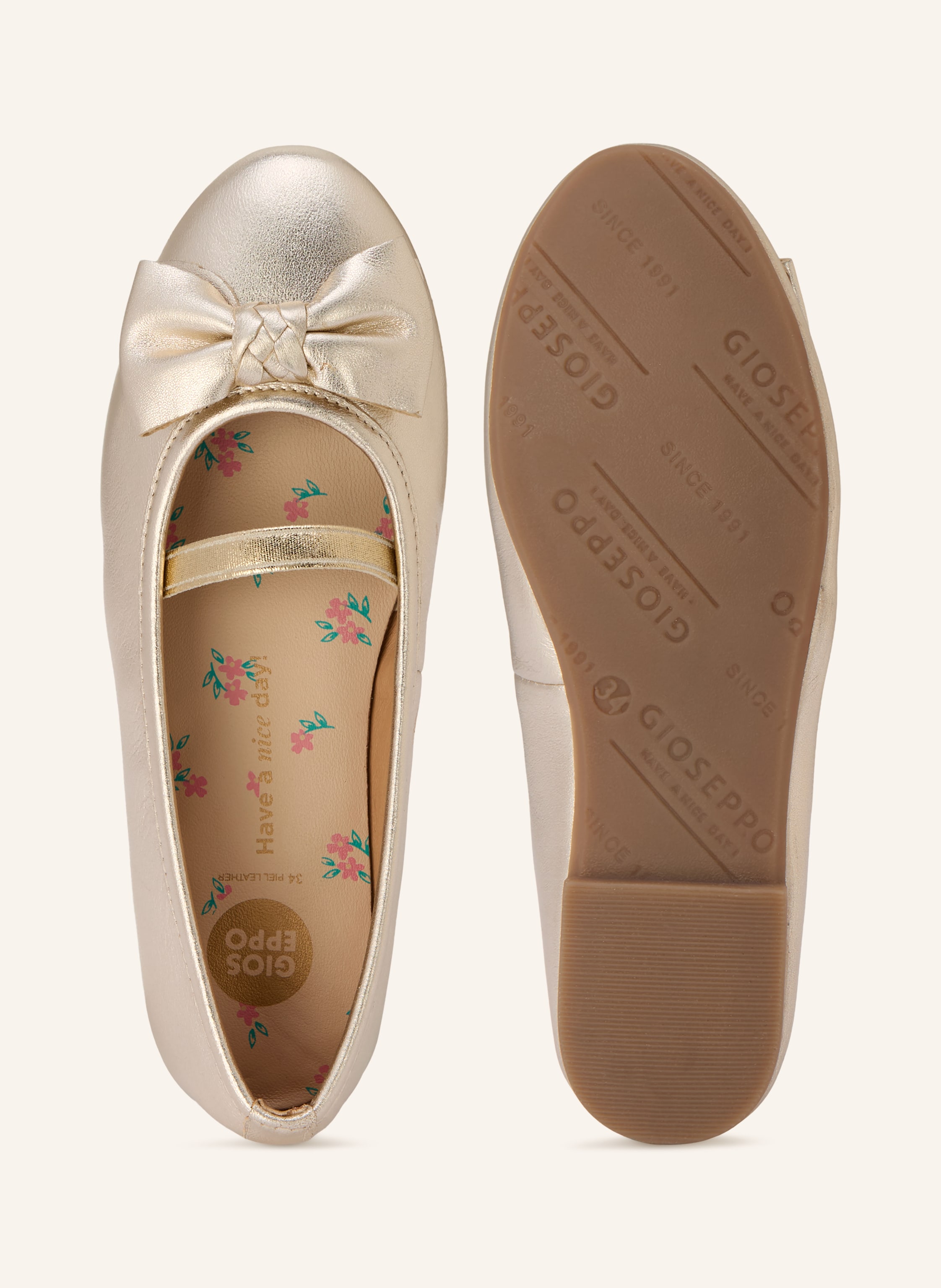 Thumbnail - Gioseppo Mary-Jane-Ballerinas Majengo gold