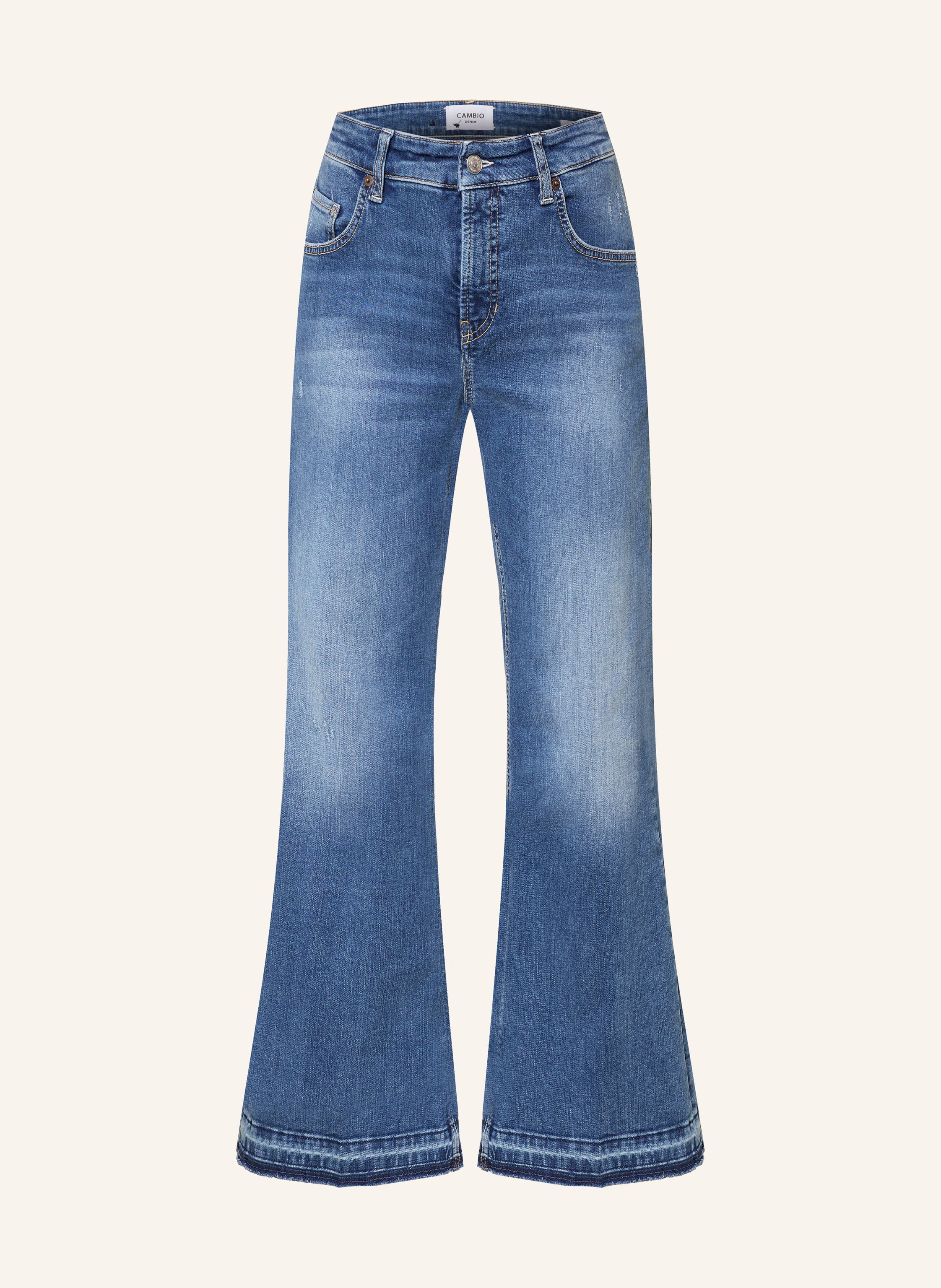 Cambio Bootcut Jeans Felina blau