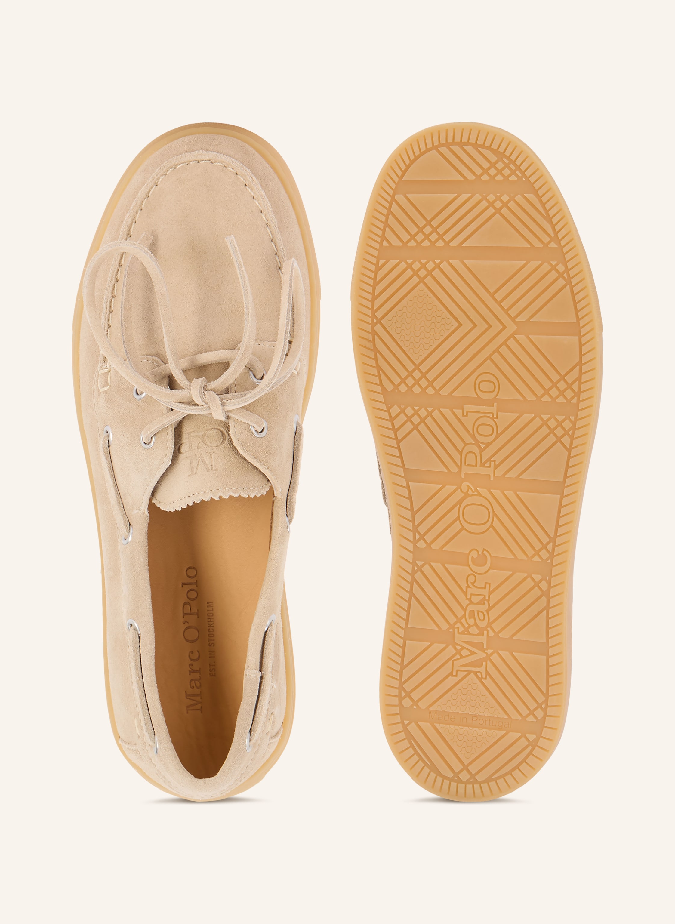 Thumbnail - Marc O'polo Bootsschuhe Kara beige