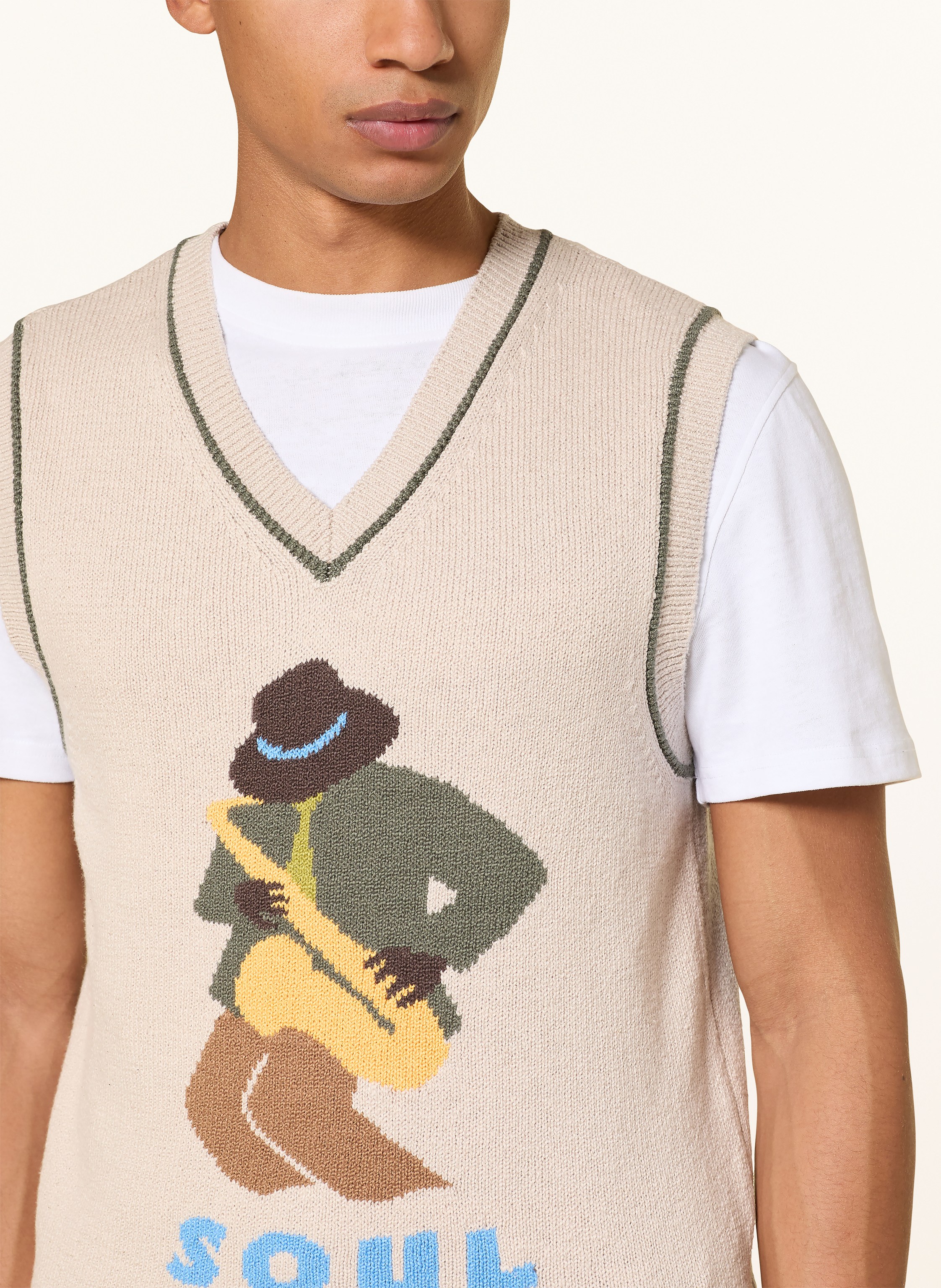 Thumbnail - Mos Mosh Gallery Pullunder Mmgjazz beige