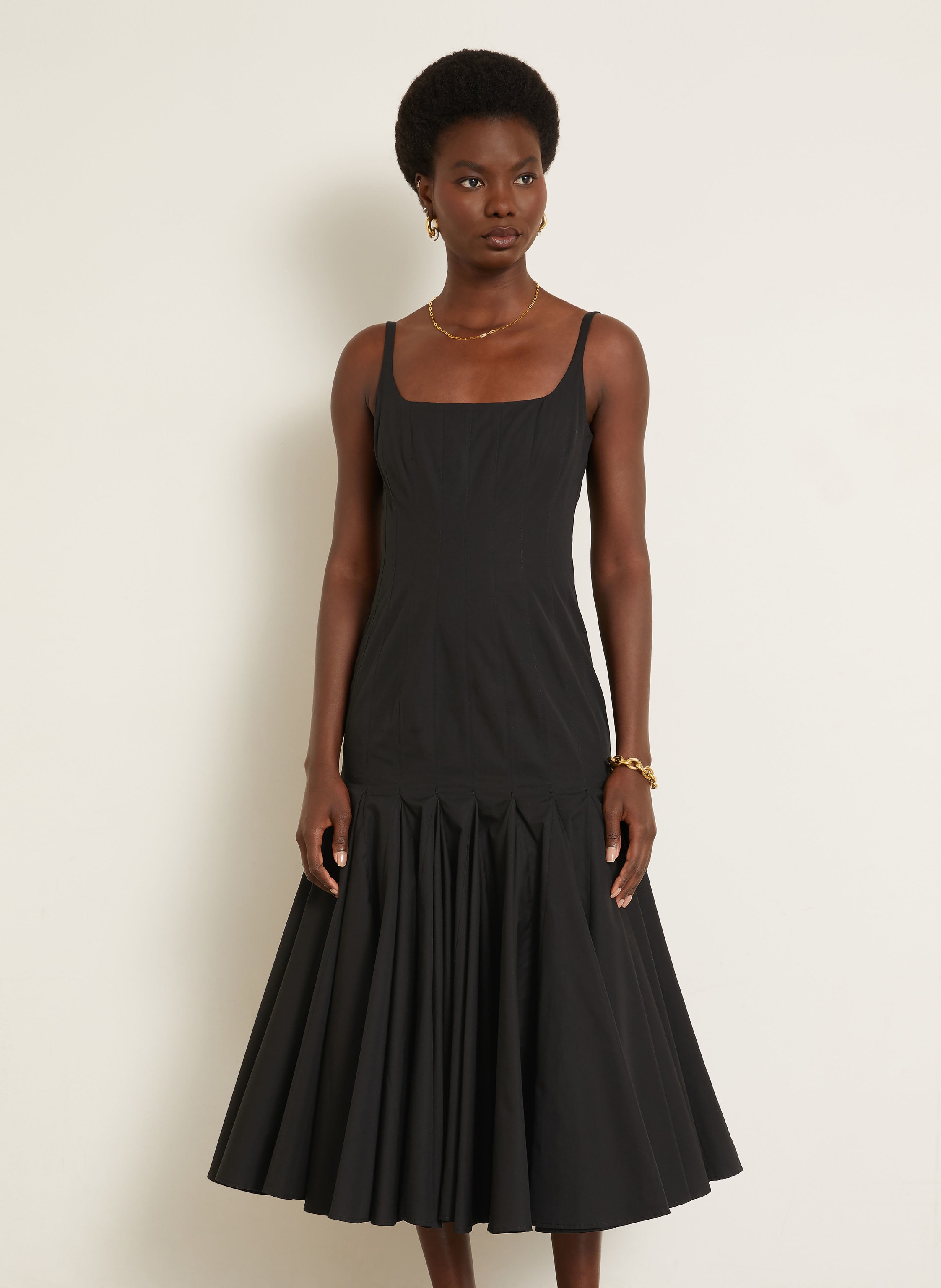 Thumbnail - Jacquemus Kleid La Robe Agave schwarz