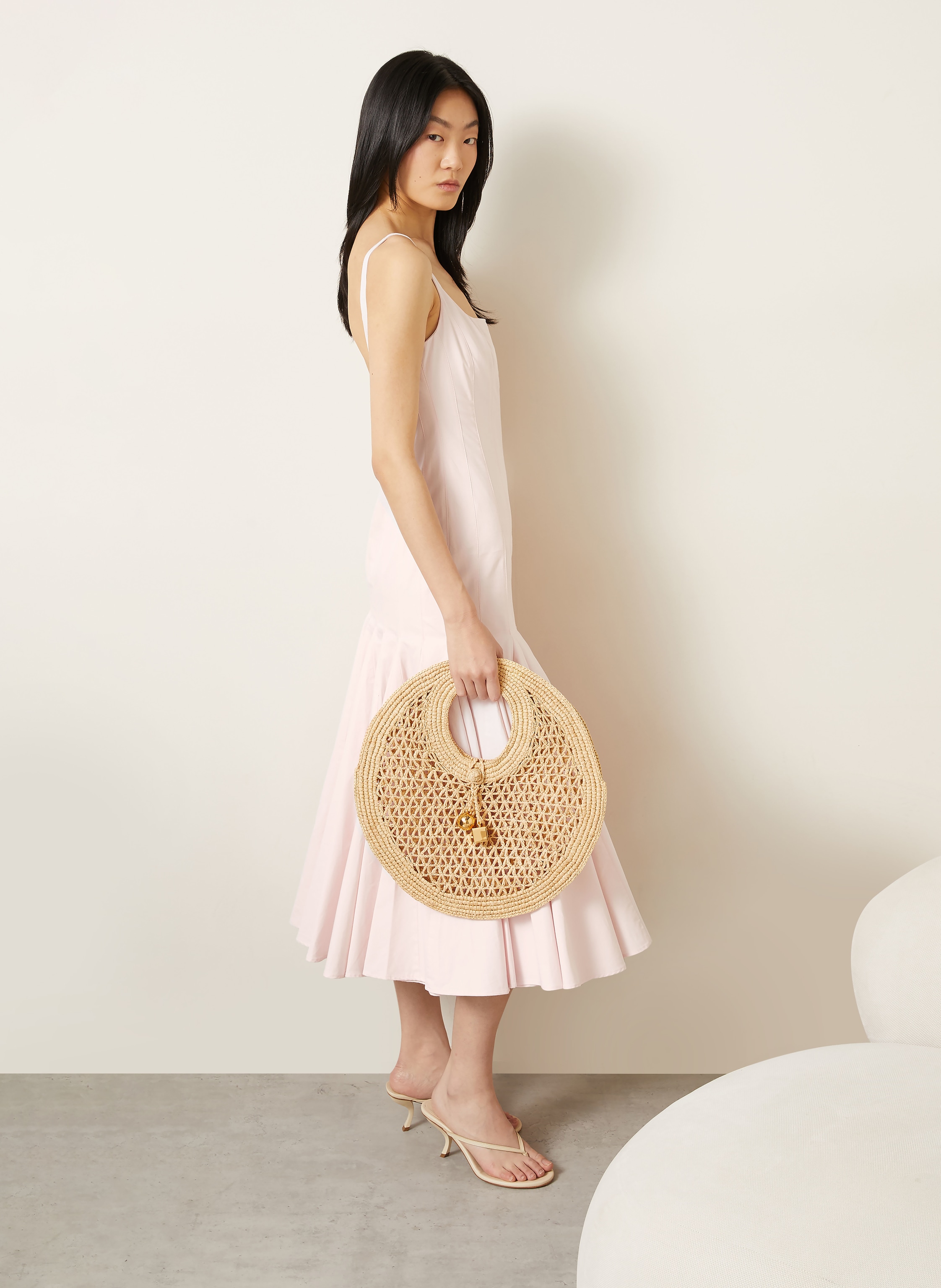 Thumbnail - Jacquemus Kleid La Robe Agave rosa