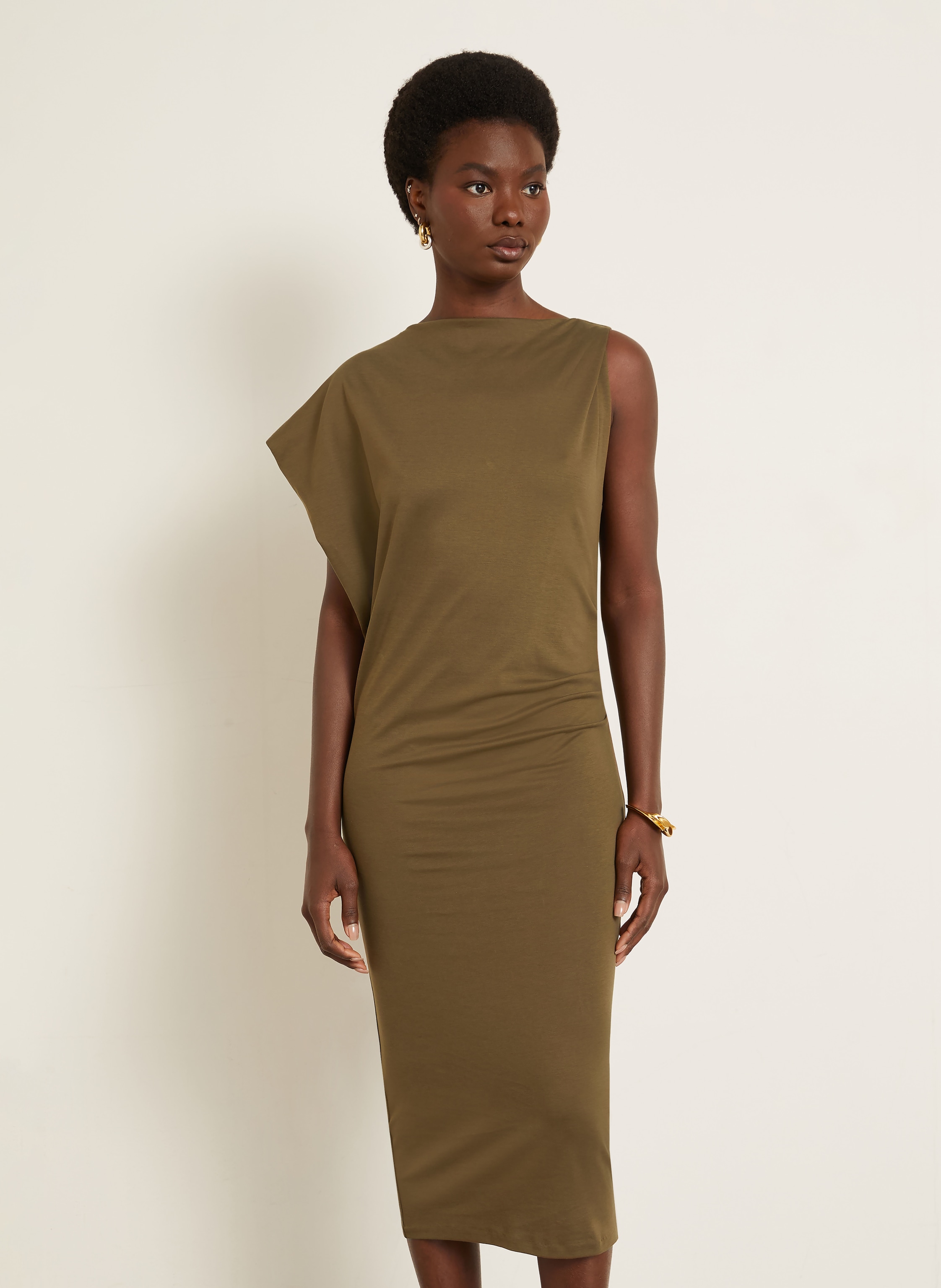 Thumbnail - Jacquemus Cocktailkleid La Robe Drap gruen