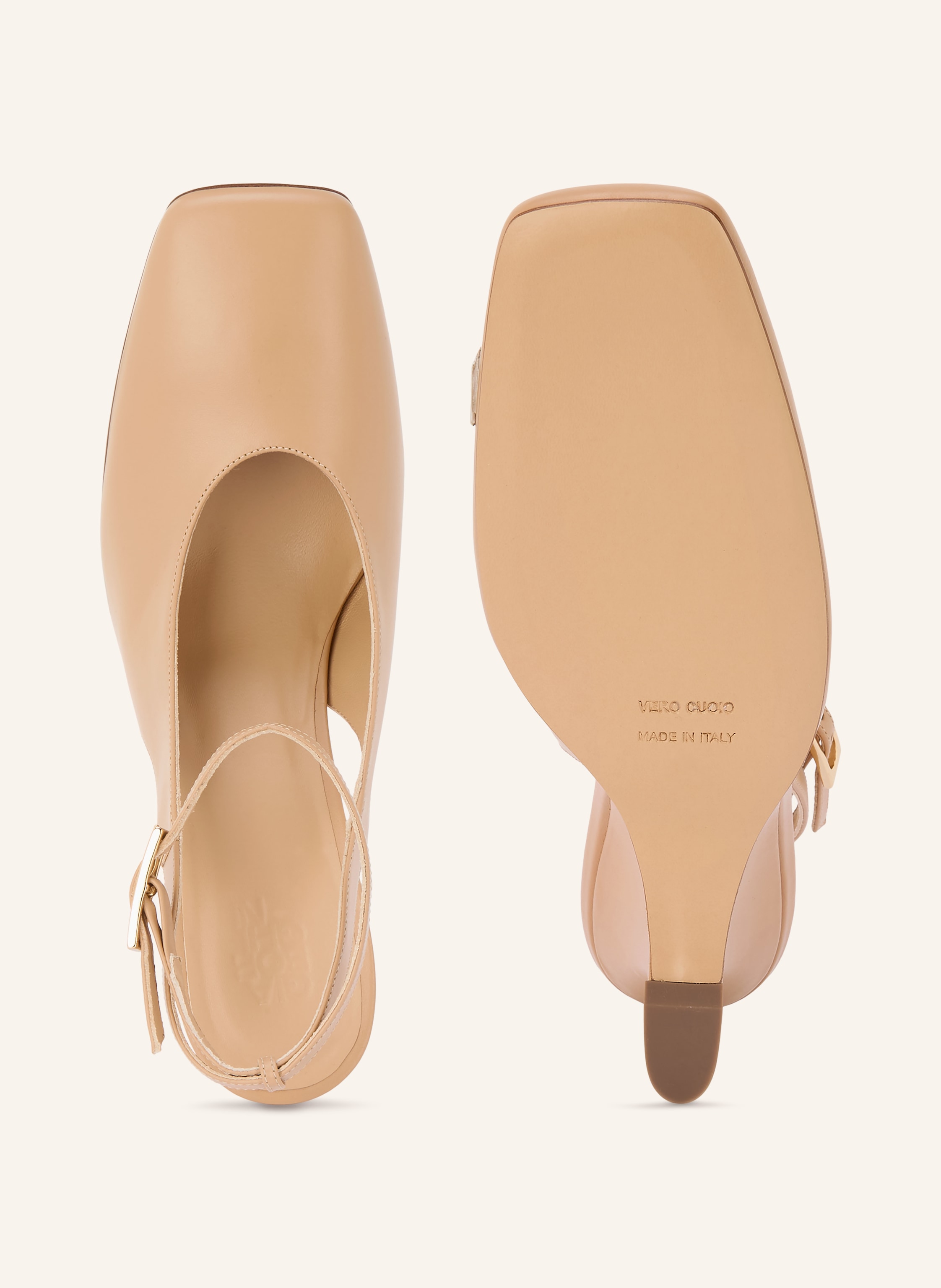 Thumbnail - Gia Borghini Slingpumps Valerie beige
