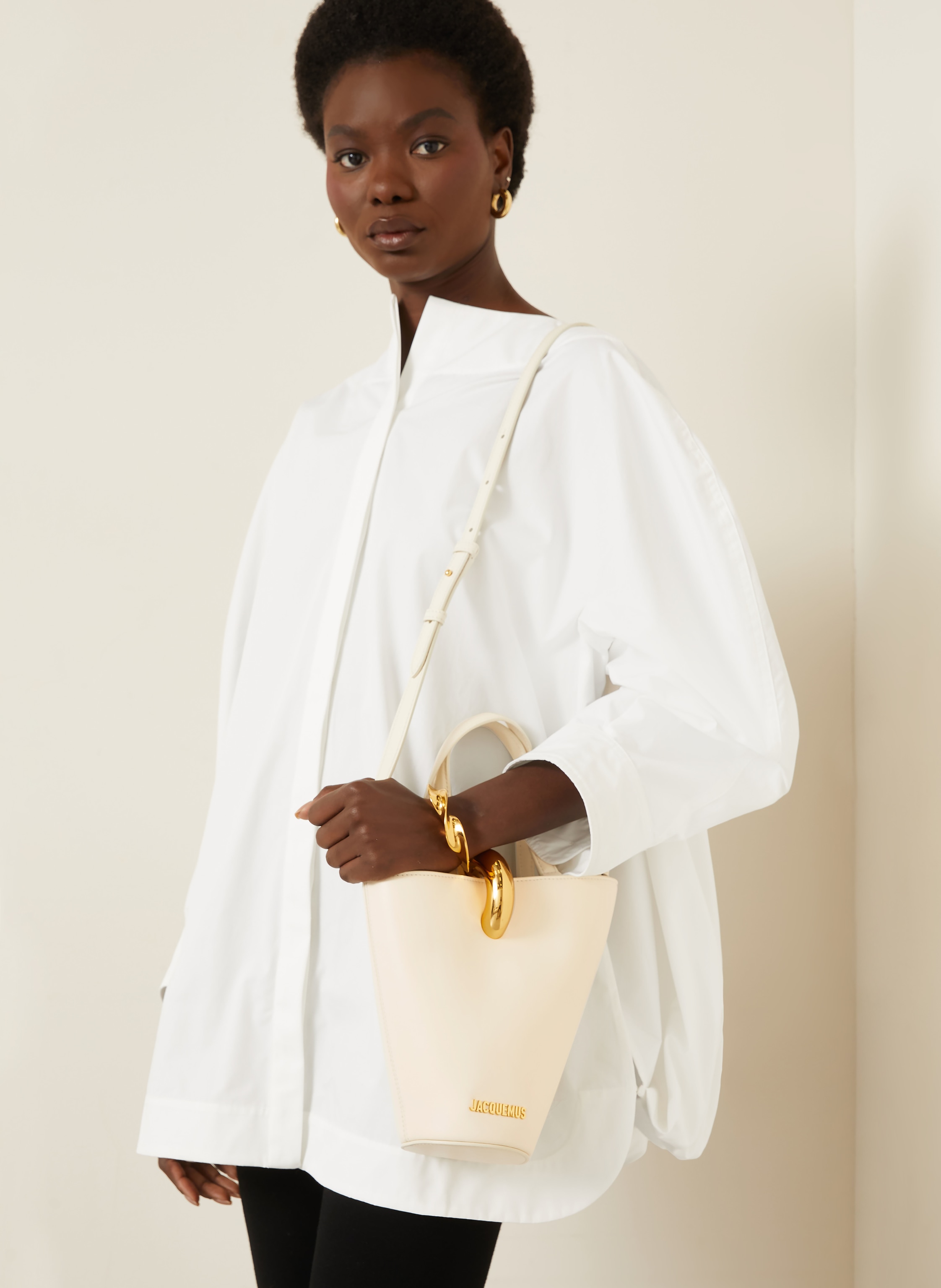 Thumbnail - Jacquemus Handtasche Le Petit Bambola weiss