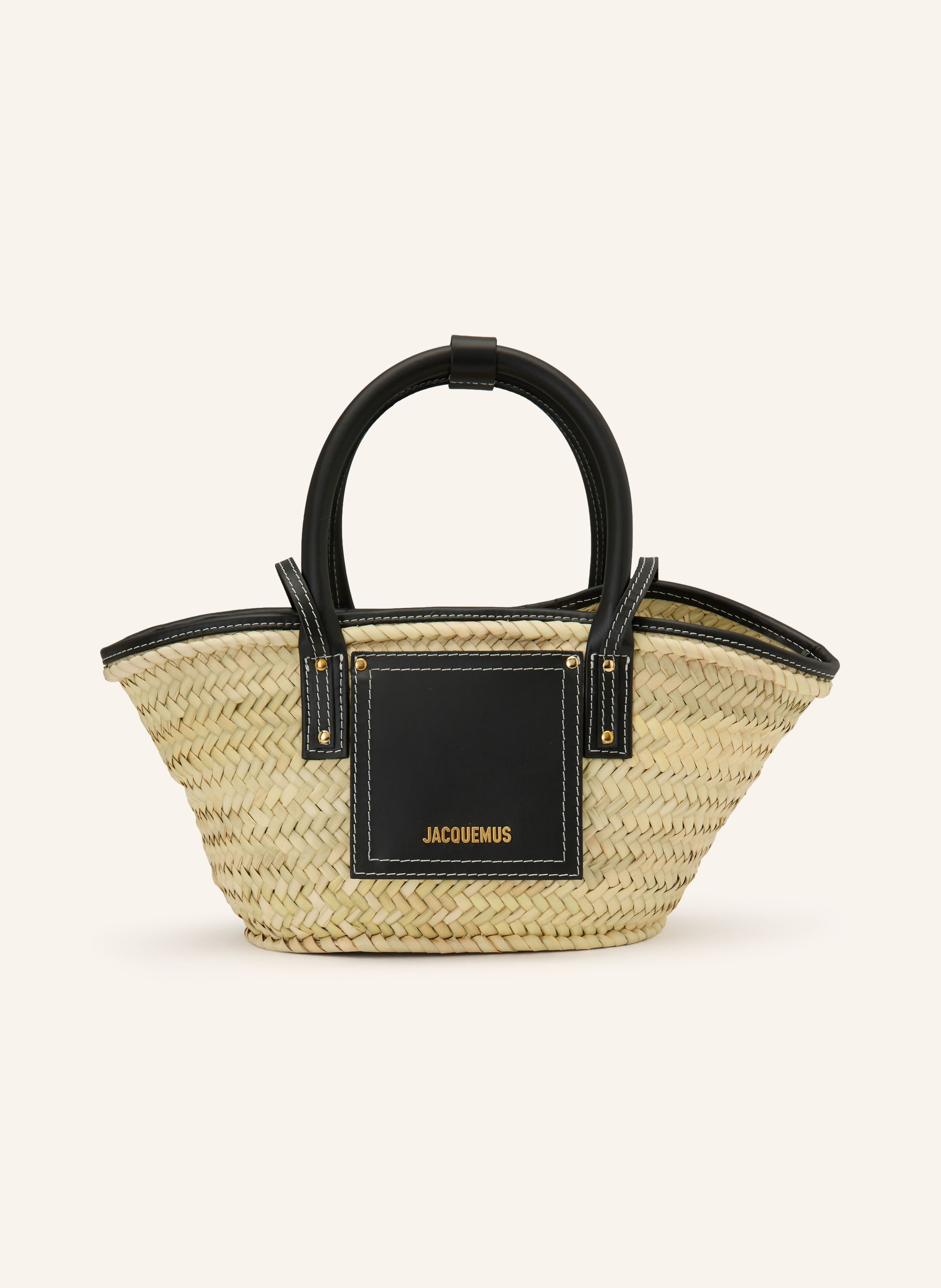 Jacquemus Le Petit Panier Soli — Beige