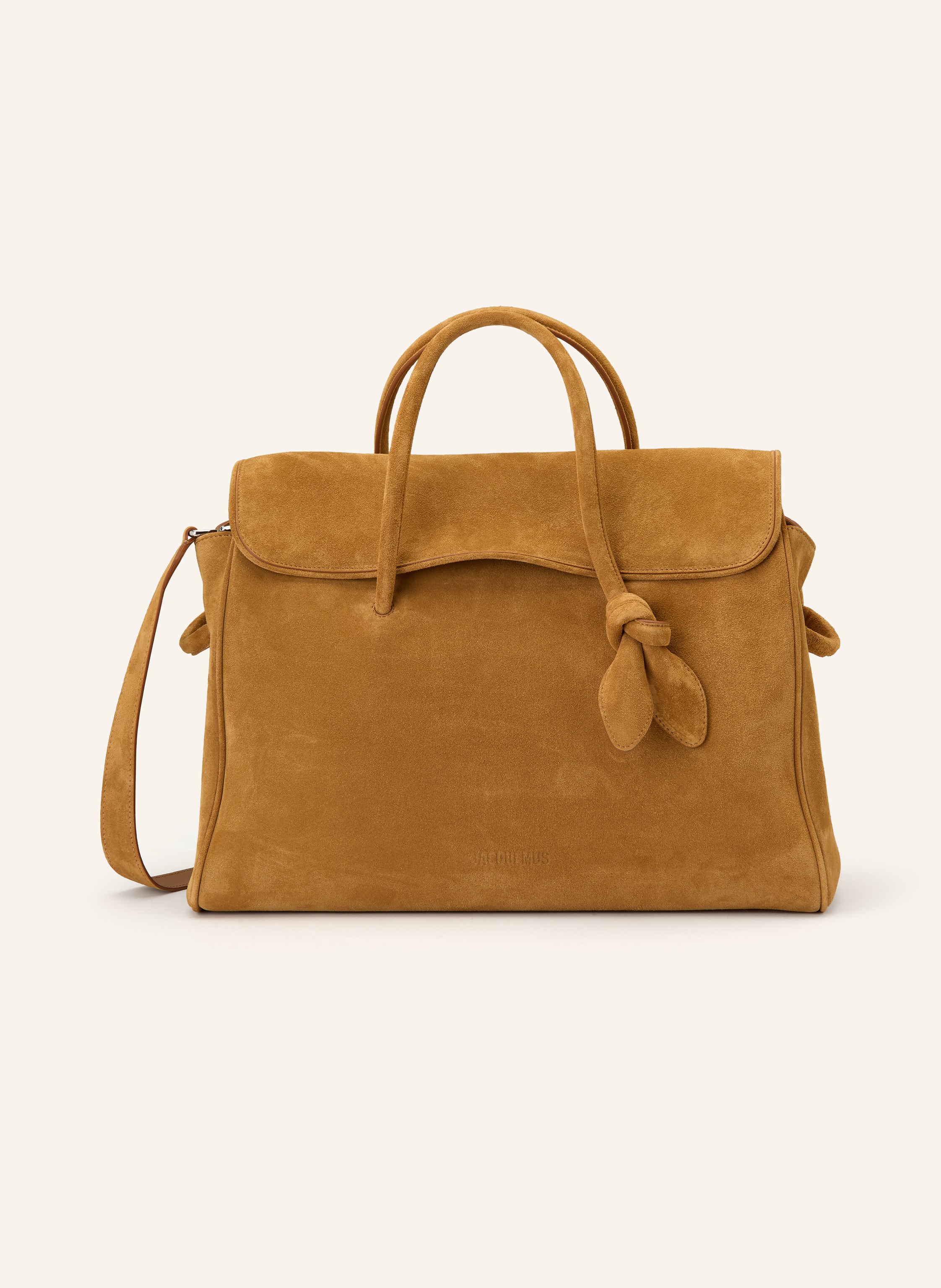 Jacquemus Jacquemus Handtasche Le Cabas Turismo braun in COGNAC / SILBER