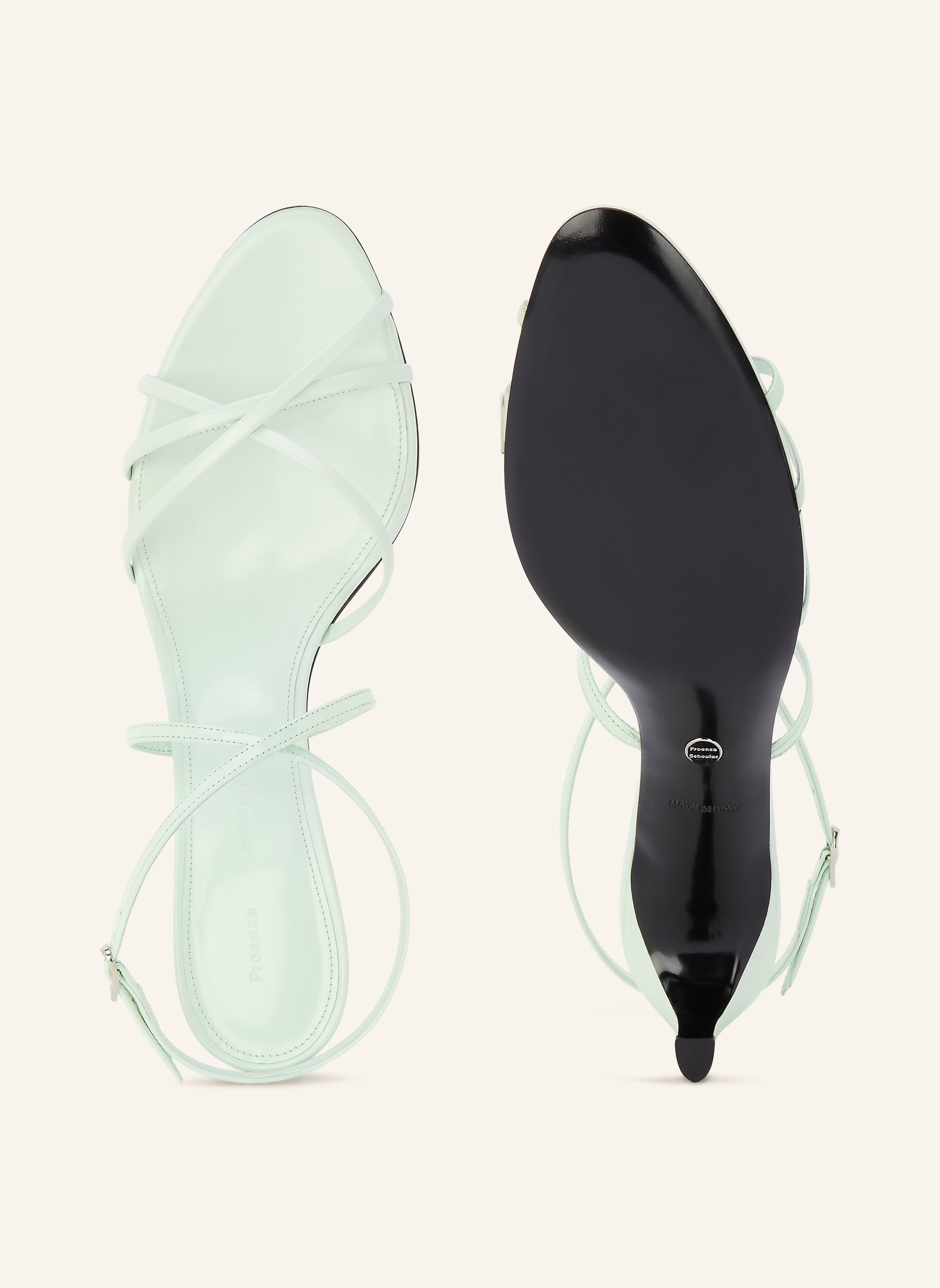 Thumbnail - Proenza Schouler Sandaletten Uma gruen