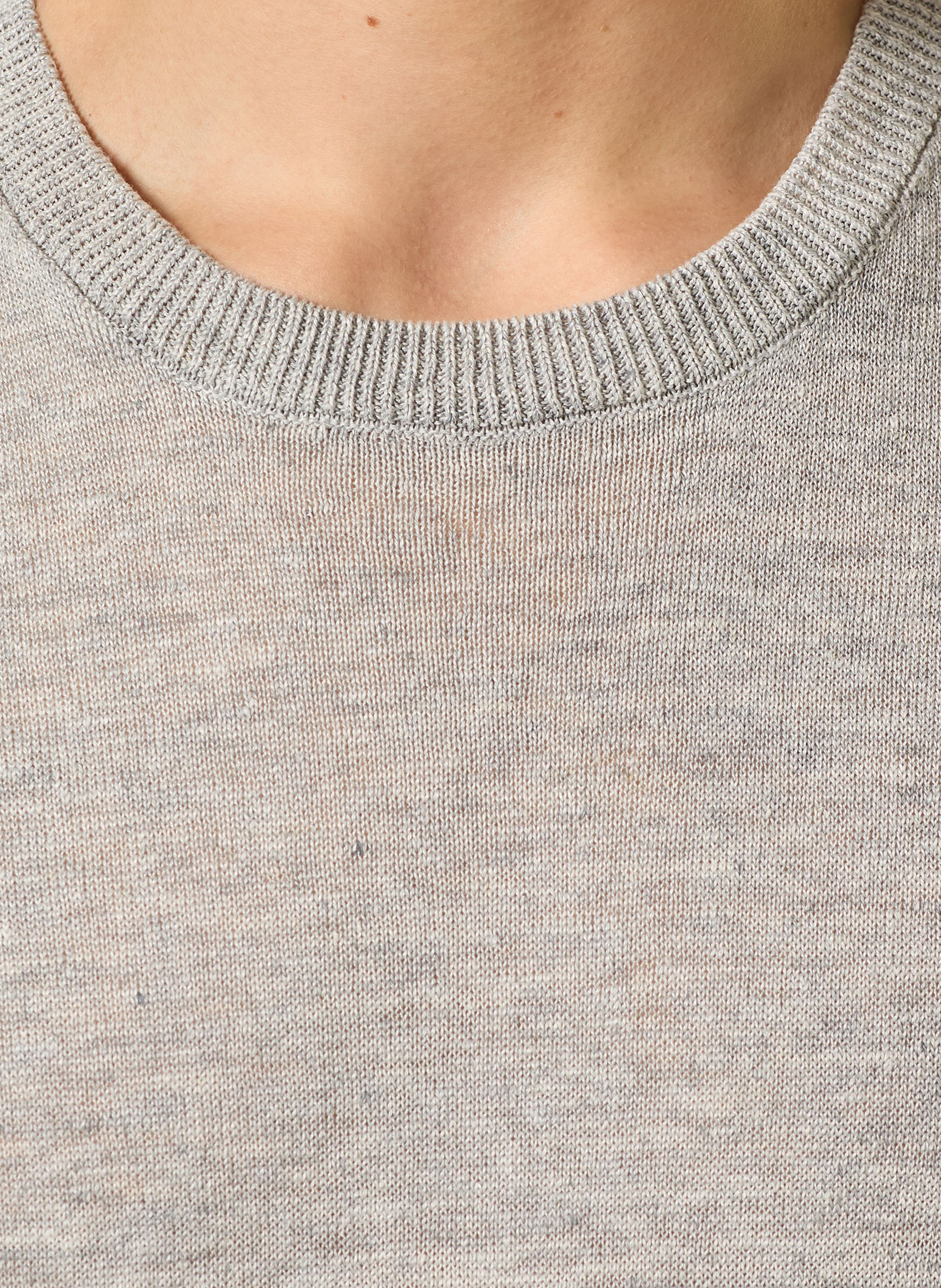 Thumbnail - Maerz Muenchen Strickshirt Aus Leinen grau