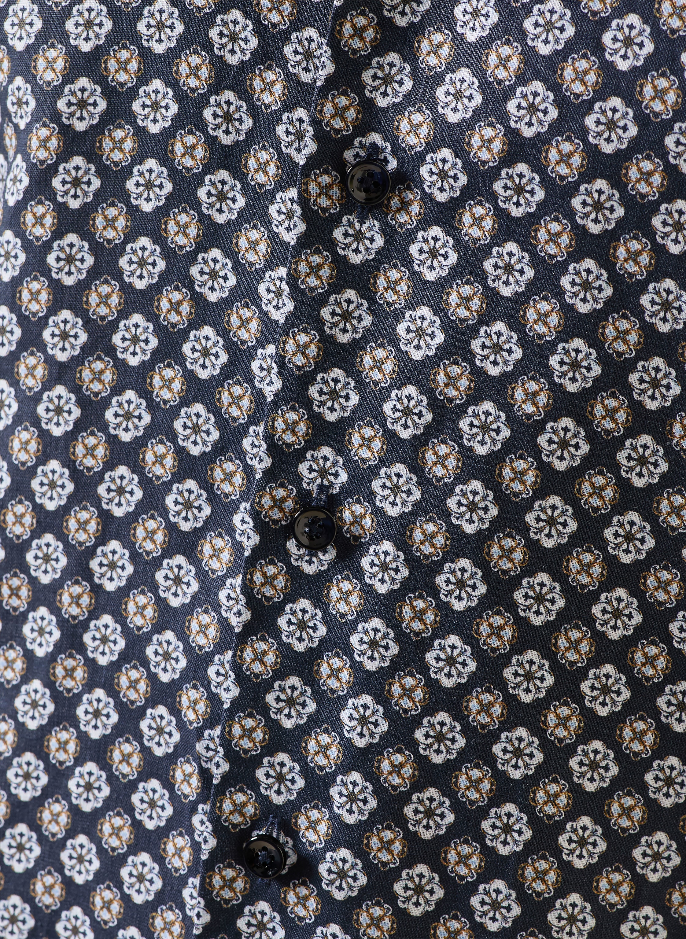 Thumbnail - Olymp Signature Leinenhemd Casual Tailored Fit blau