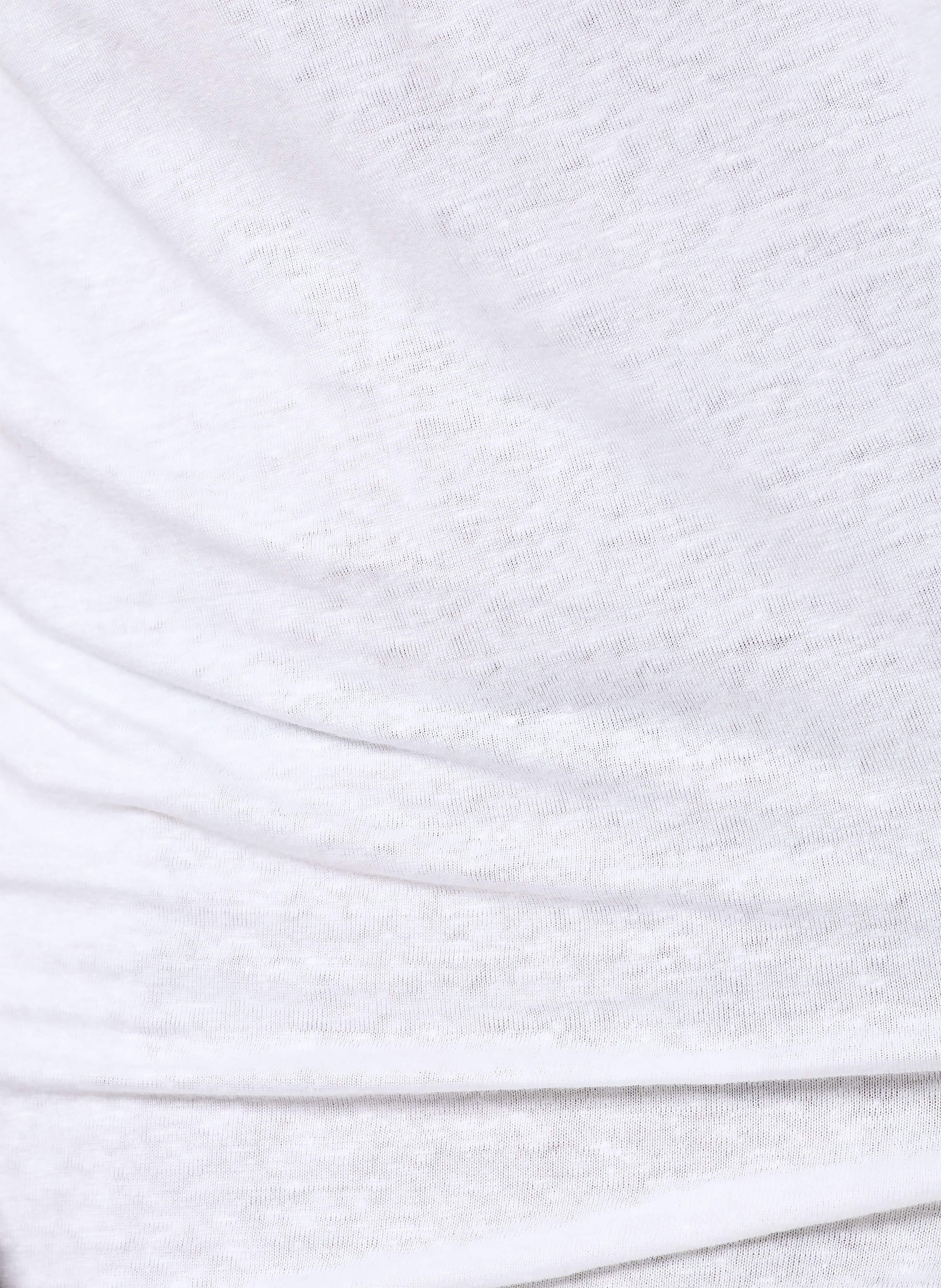 Thumbnail - Olymp T-Shirt Aus Leinen weiss