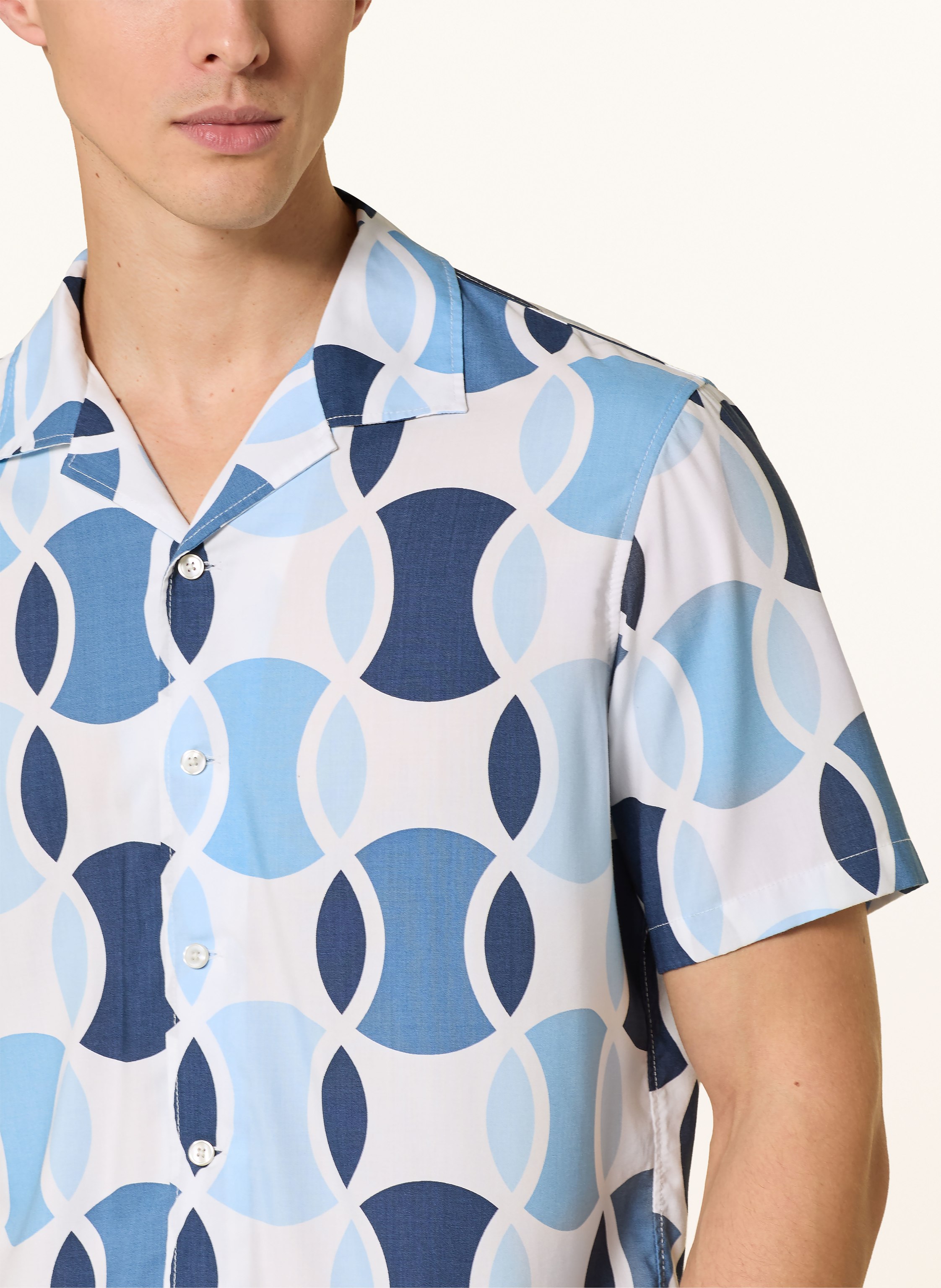 Thumbnail - Olymp Resorthemd Casual Regular Fit blau