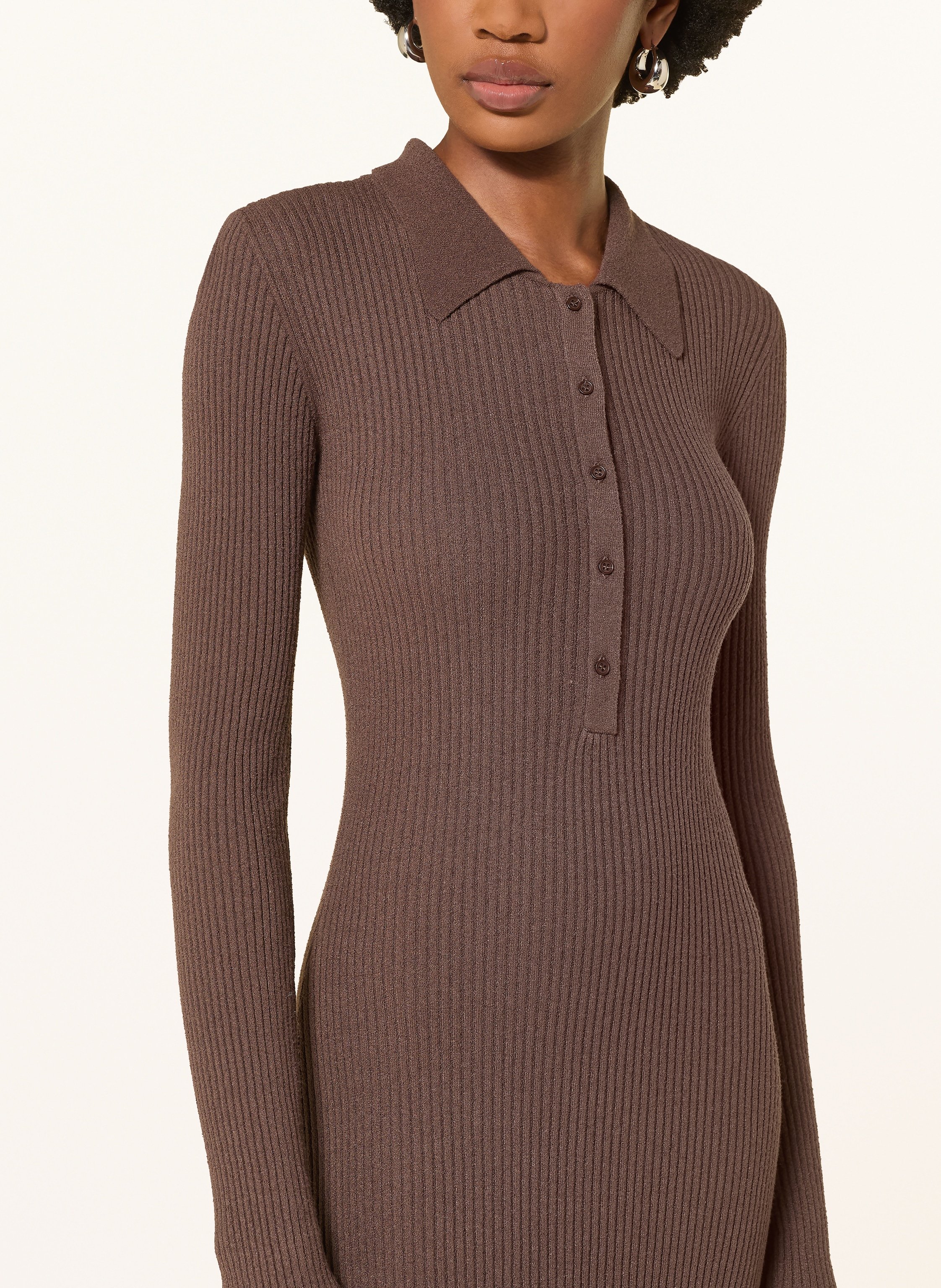 Thumbnail - Wrstbhvr Strickkleid Romi braun