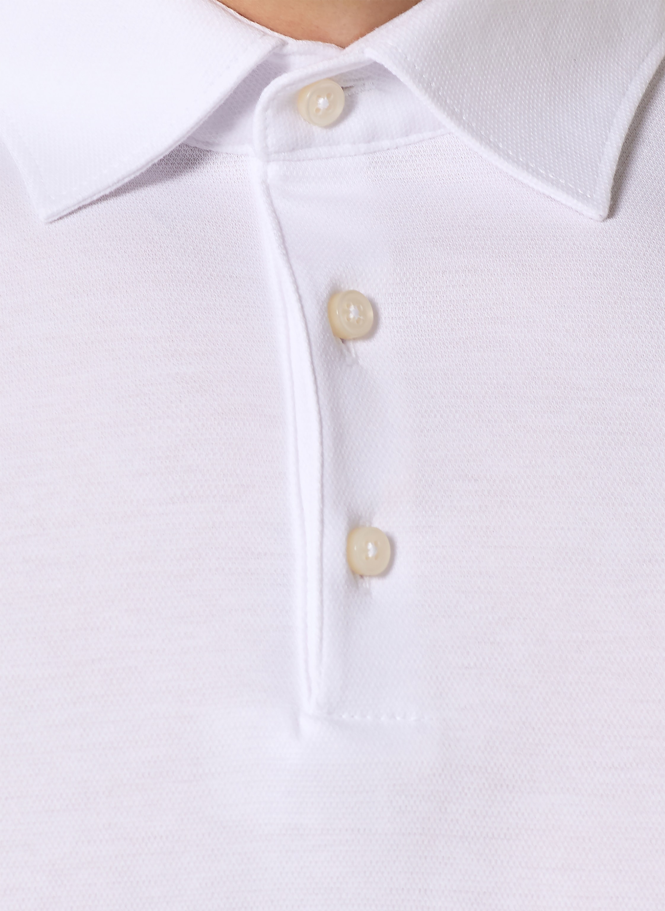 Thumbnail - Desoto Piqué-Poloshirt weiss