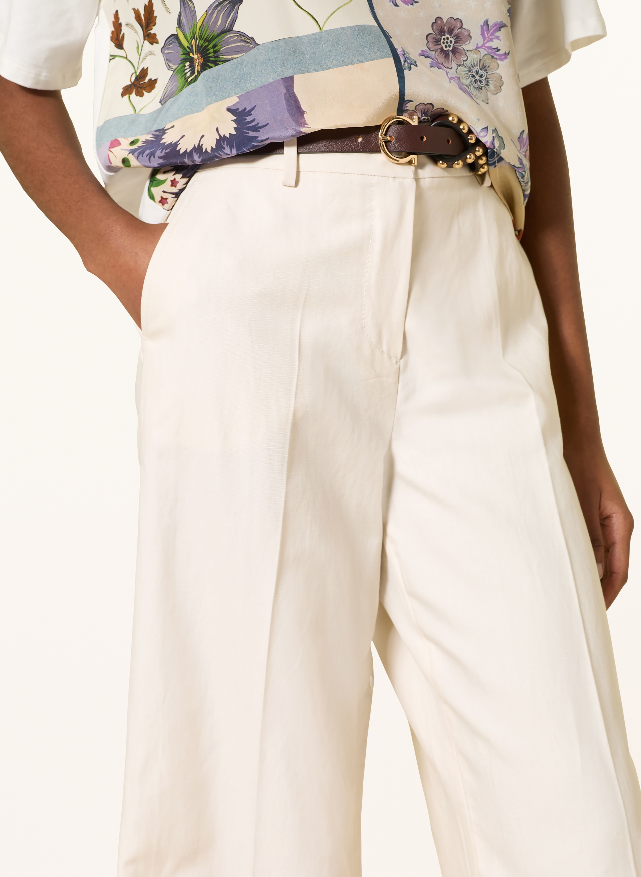 Thumbnail - Weekend Max Mara Culotte Zircone weiss