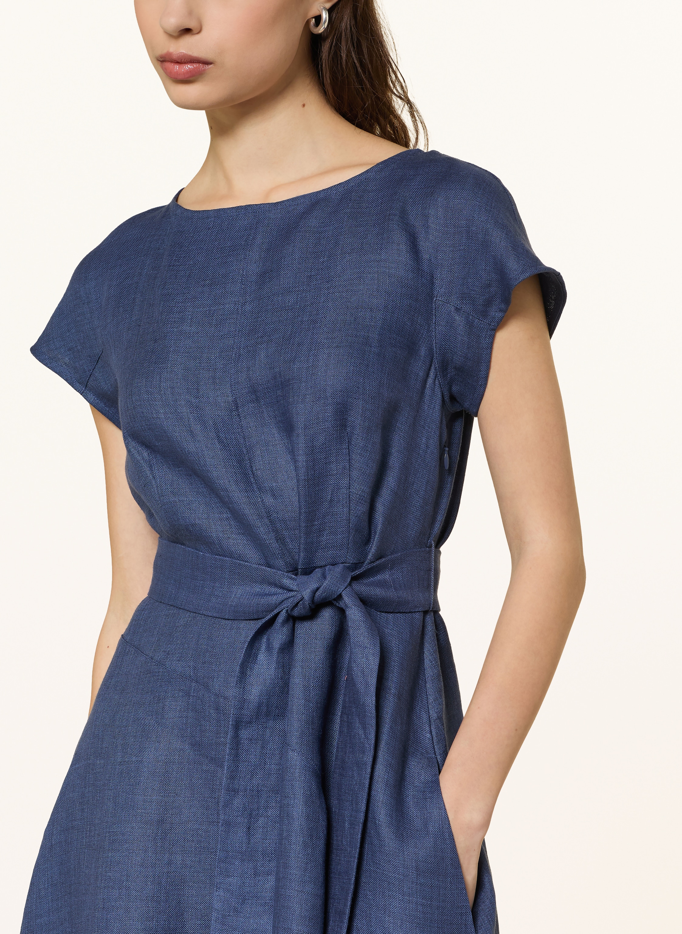 Thumbnail - Weekend Max Mara Leinenkleid Esordio blau