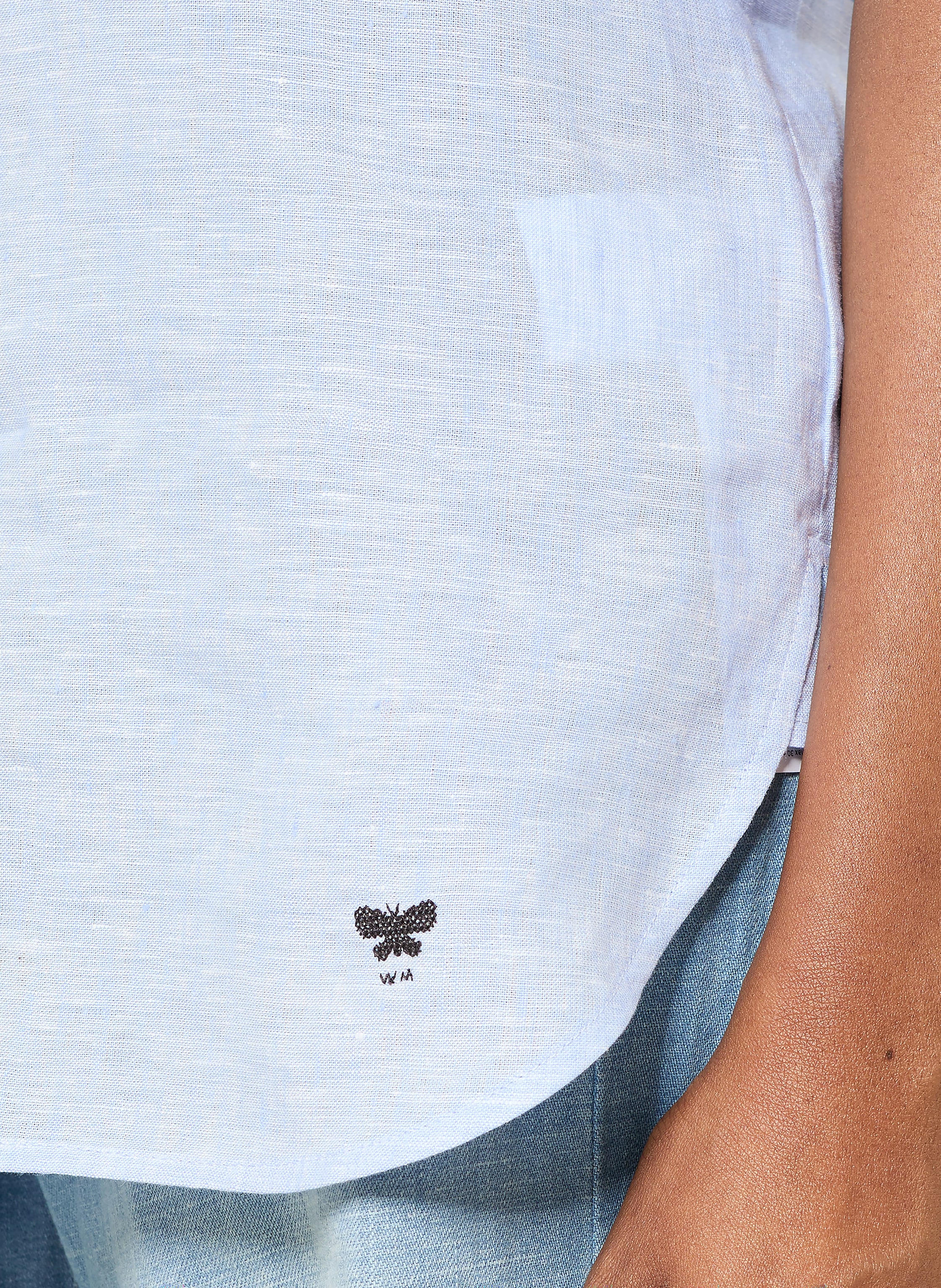 Thumbnail - Weekend Max Mara Hemdbluse Werner Aus Leinen blau