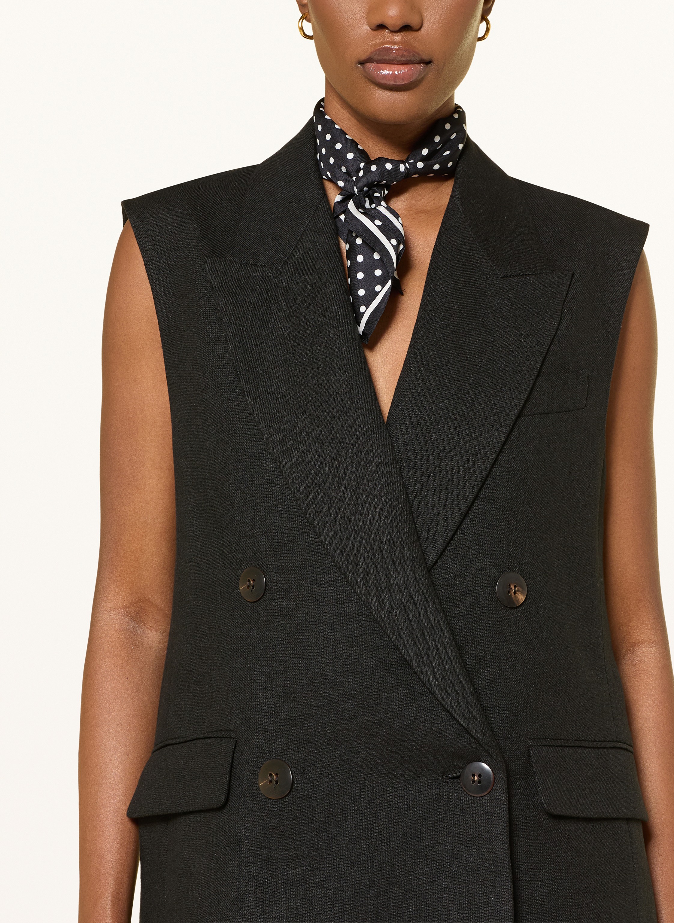 Thumbnail - Max Mara Studio Blazerweste Aia schwarz