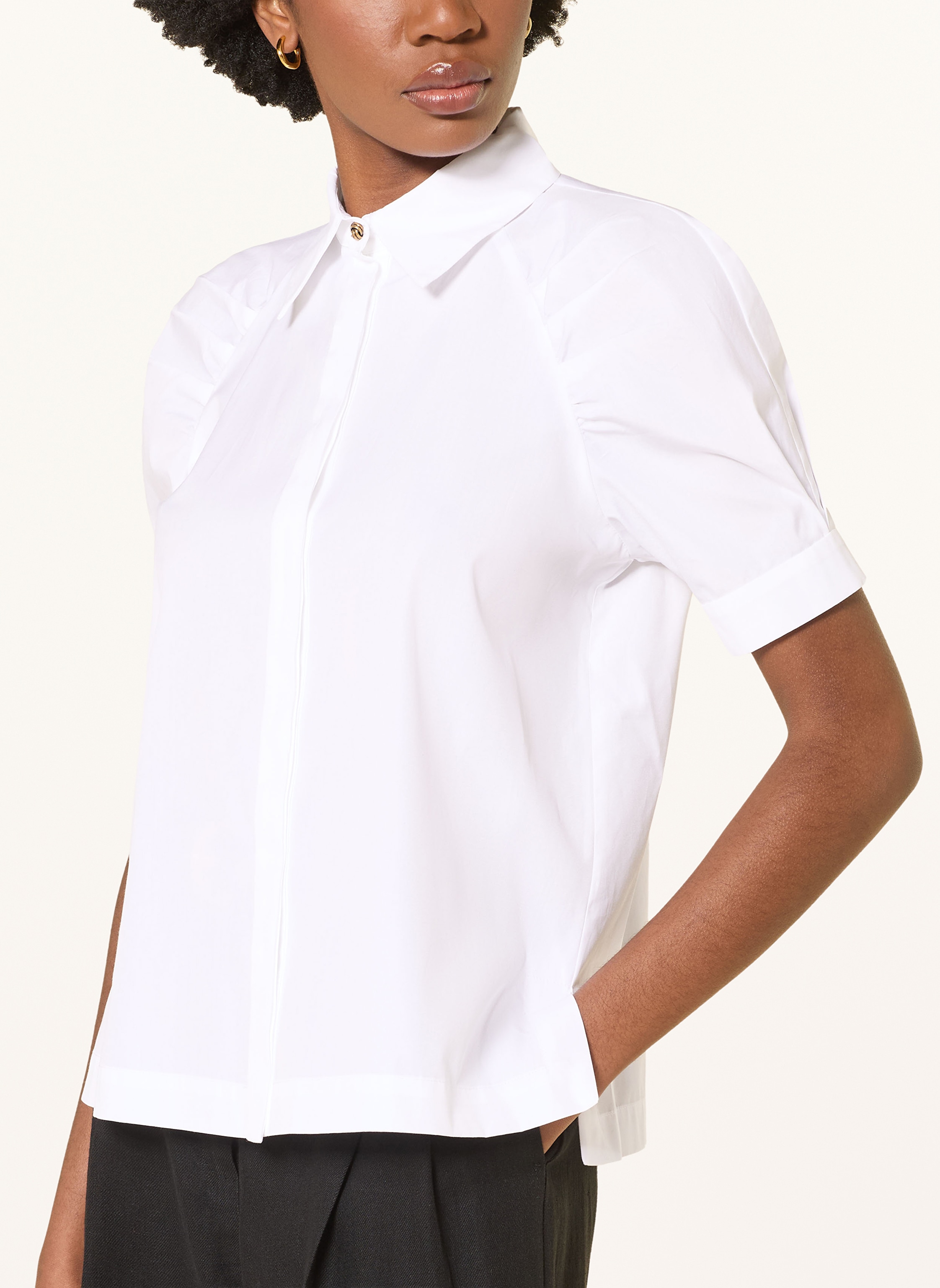 Thumbnail - Max Mara Studio Hemdbluse Amore weiss