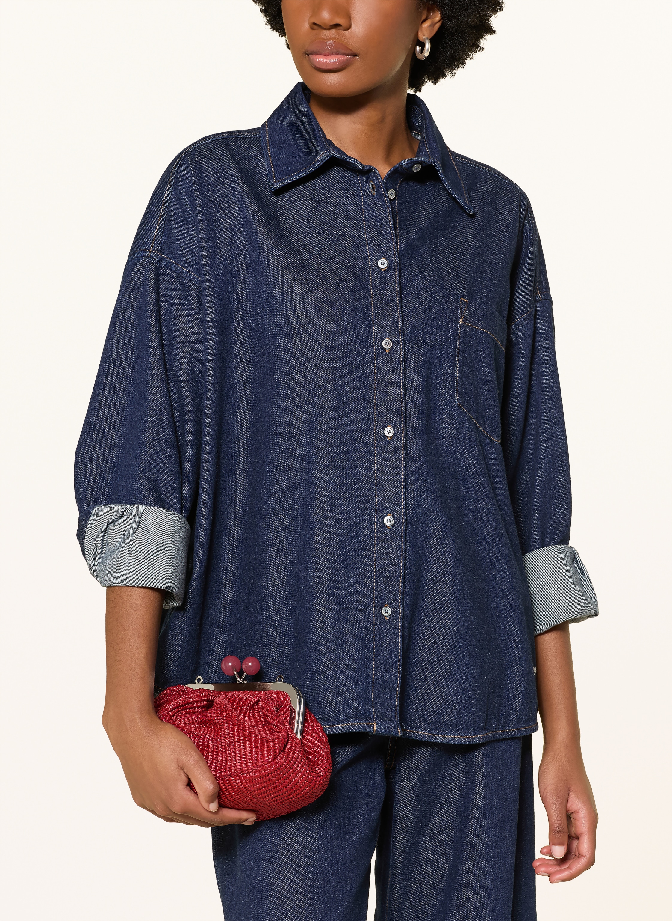 Thumbnail - Weekend Max Mara Clutch Pasticcino Small rot