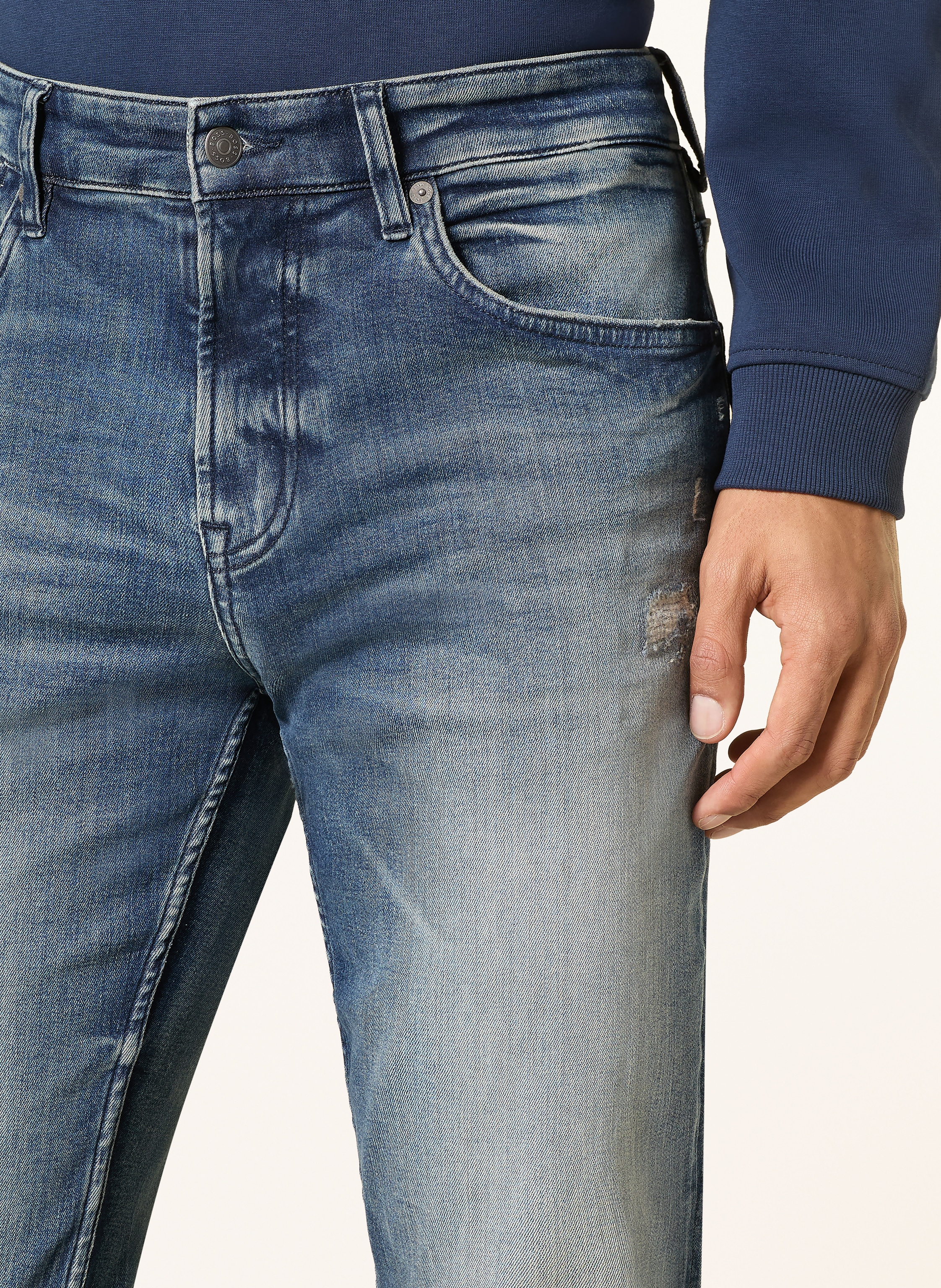 Thumbnail - Boss Jeans Onyx Slim Fit blau