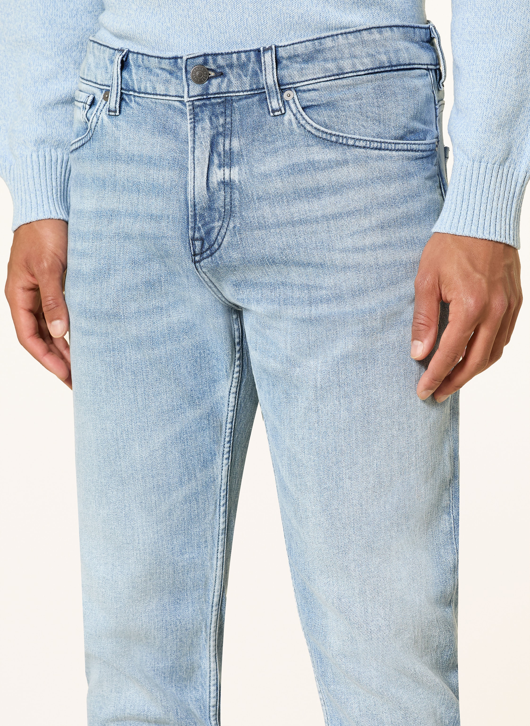 Thumbnail - Boss Jeans Onyx Straight Fit blau