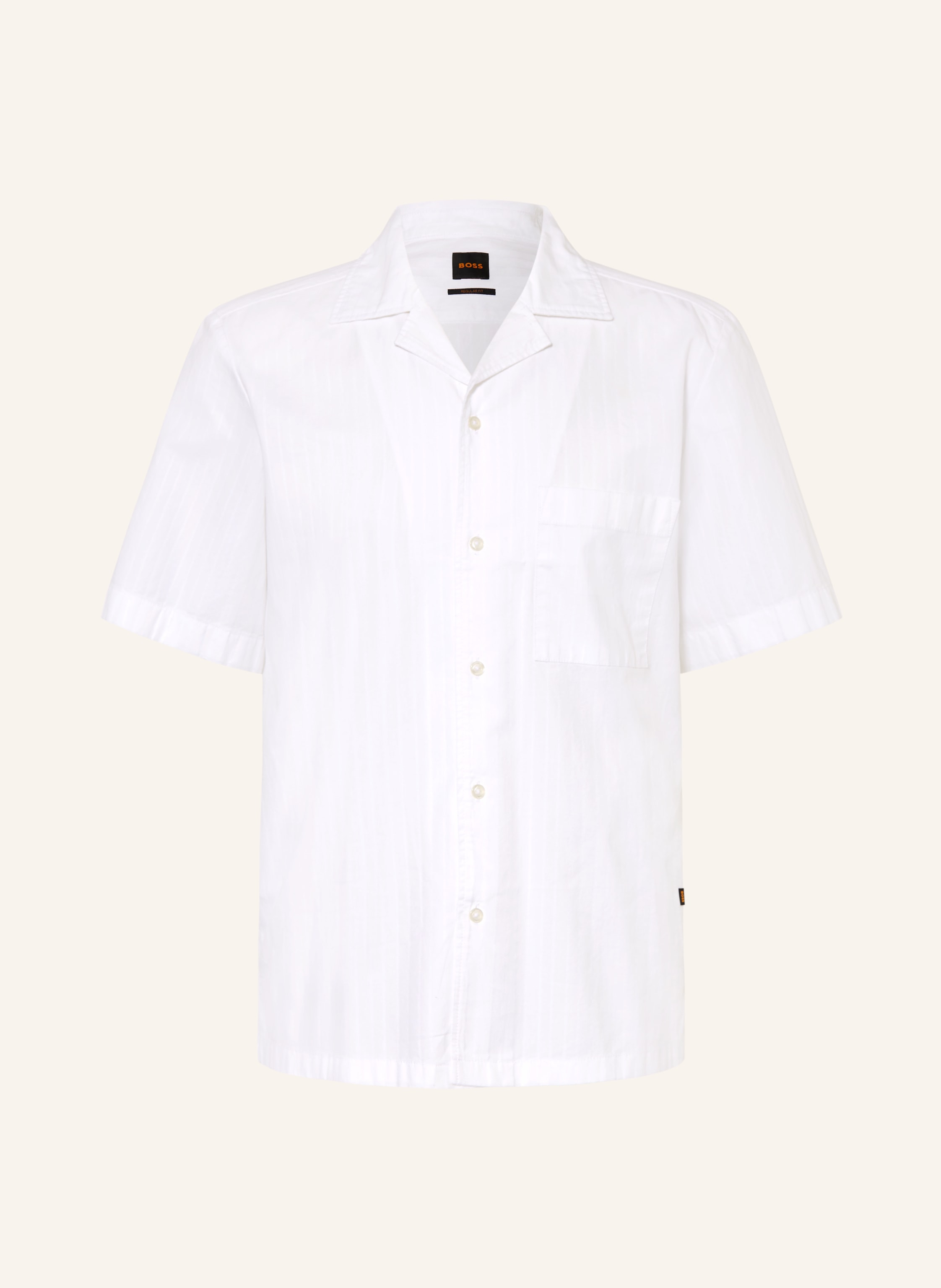 Boss Boss Resorthemd Rayer Regular Fit weiss in WEISS