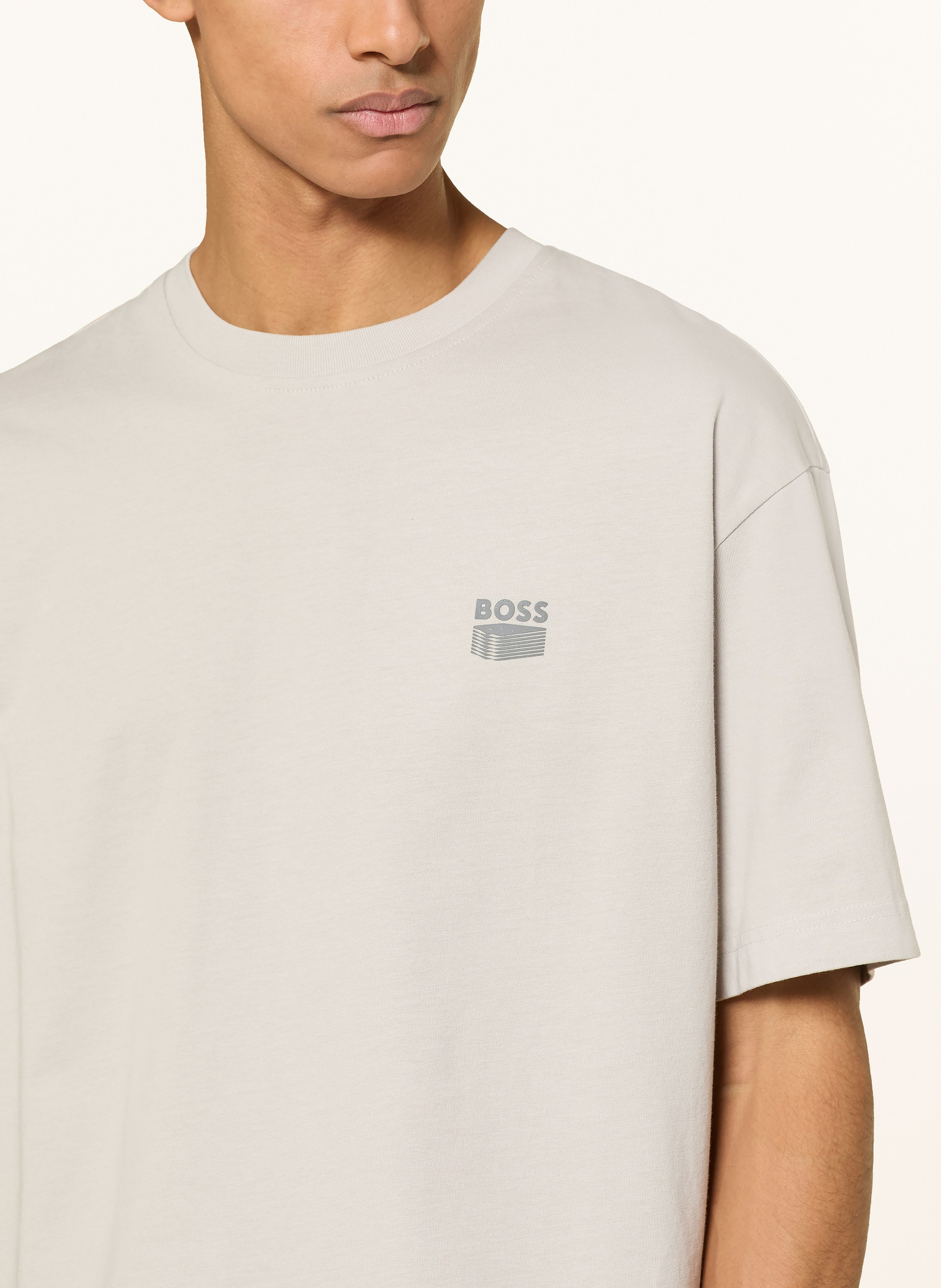 Thumbnail - Boss T-Shirt Brutalism grau