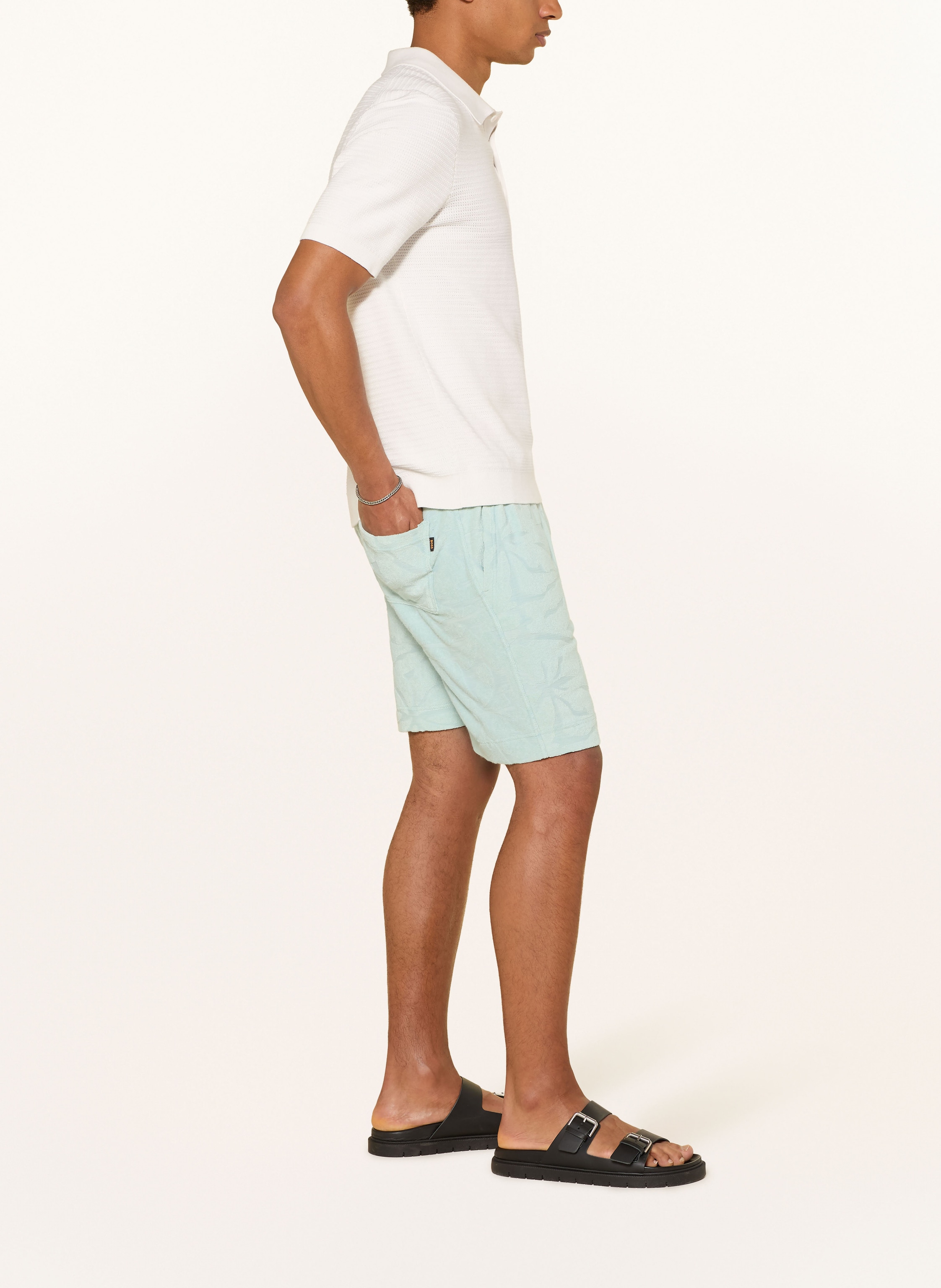 Thumbnail - Boss Frotteeshorts gruen