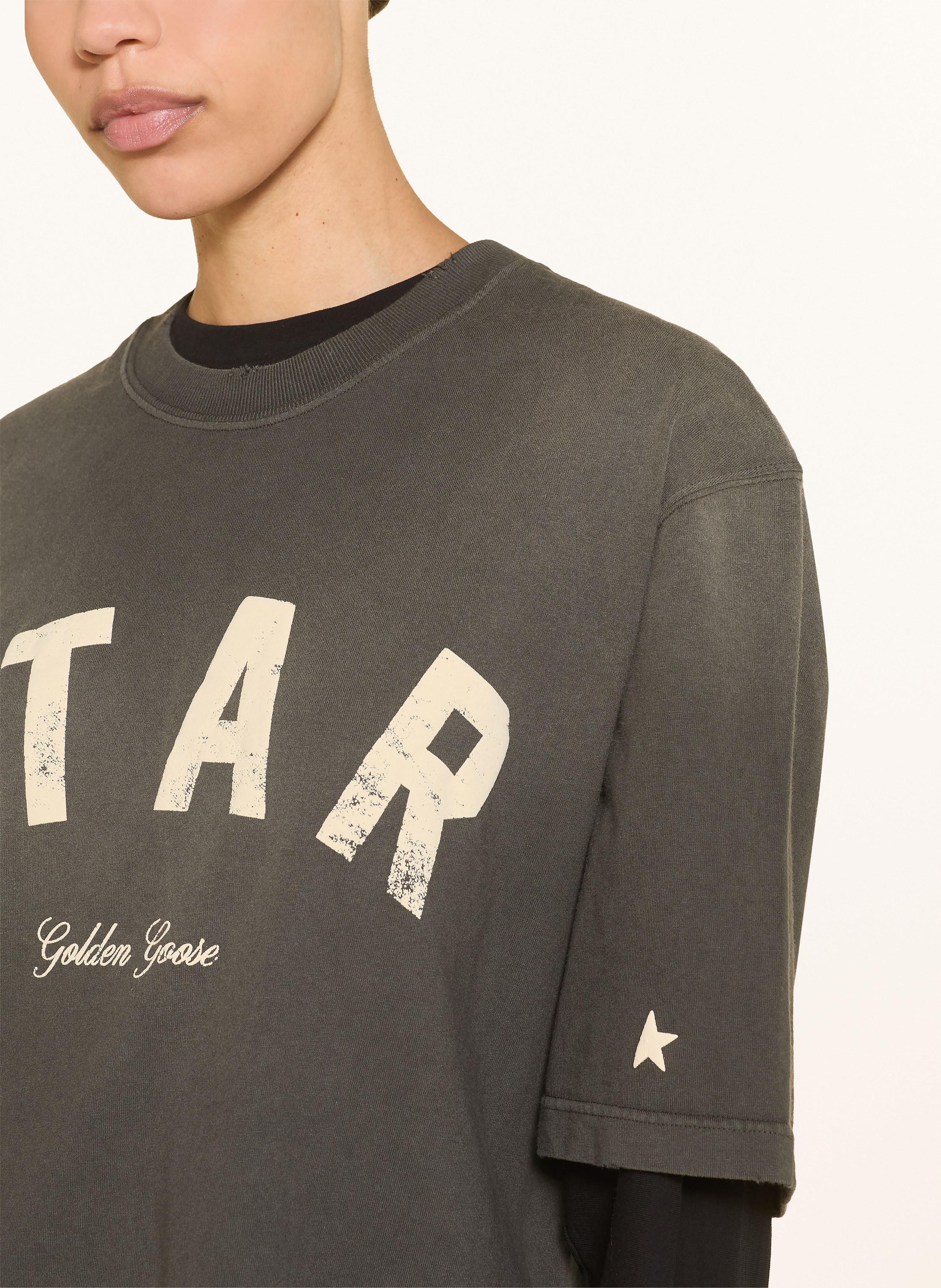 Thumbnail - Golden Goose T-Shirt schwarz