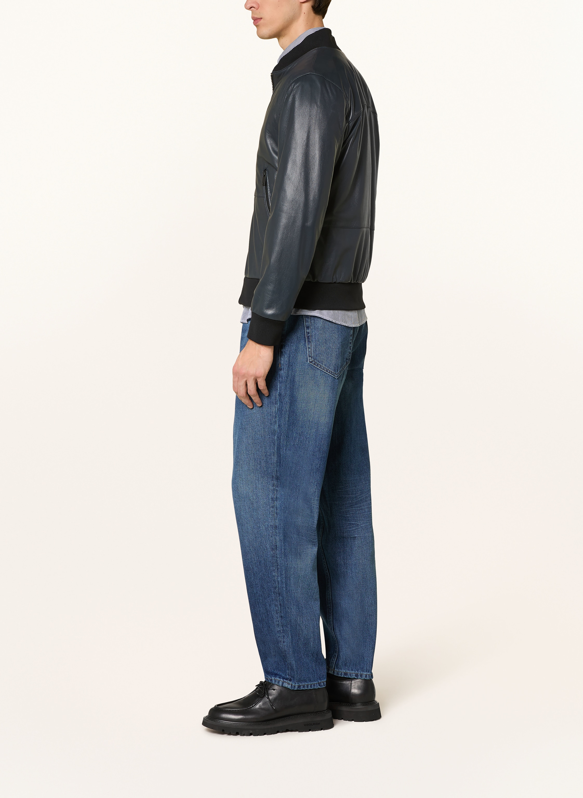 Thumbnail - Strellson Jeans Tan Relaxed Fit blau