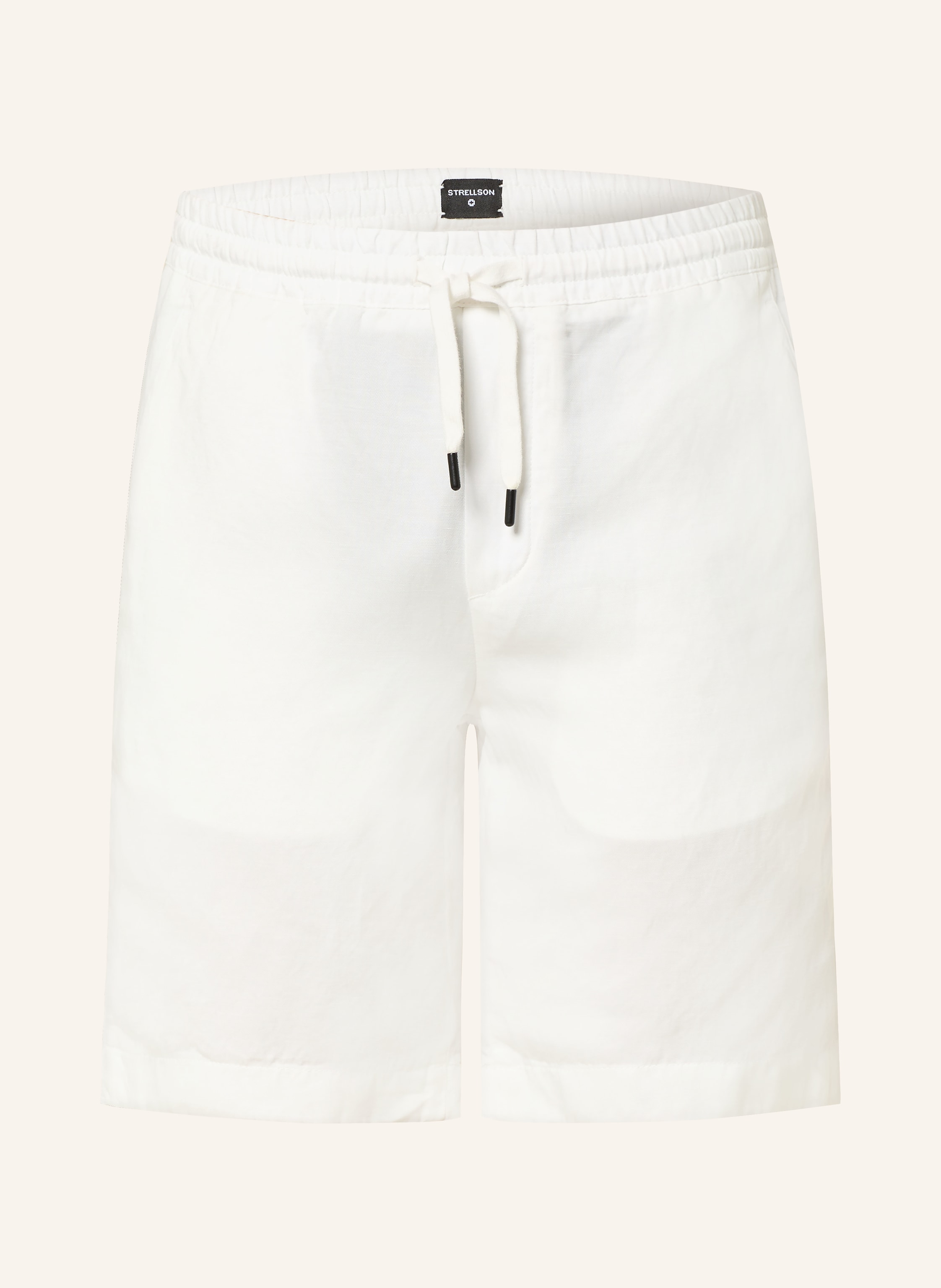 Strellson Shorts Kaji Relaxed Fit Mit Leinen weiss
