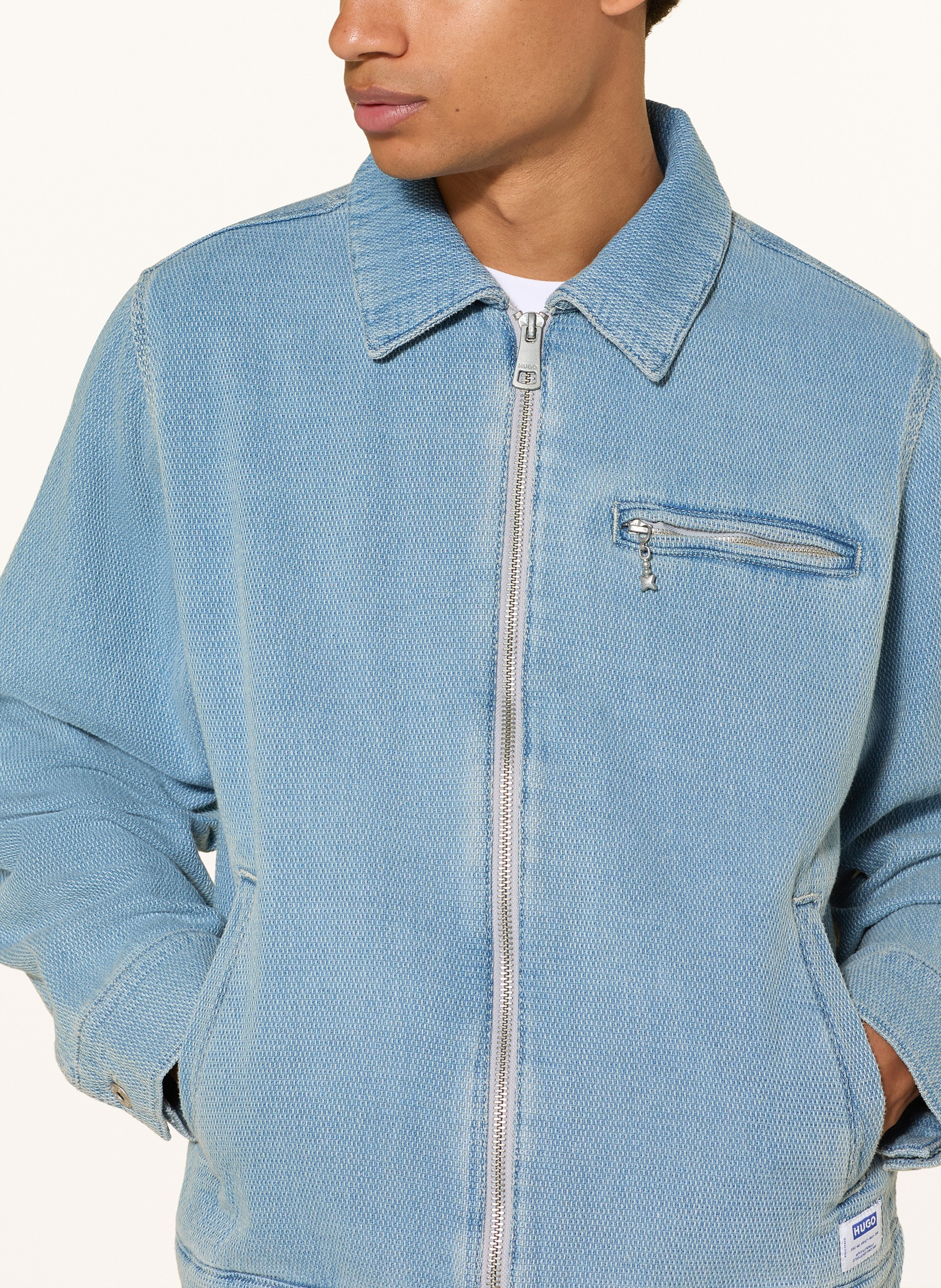 Thumbnail - Hugo Jeansjacke Elzo blau