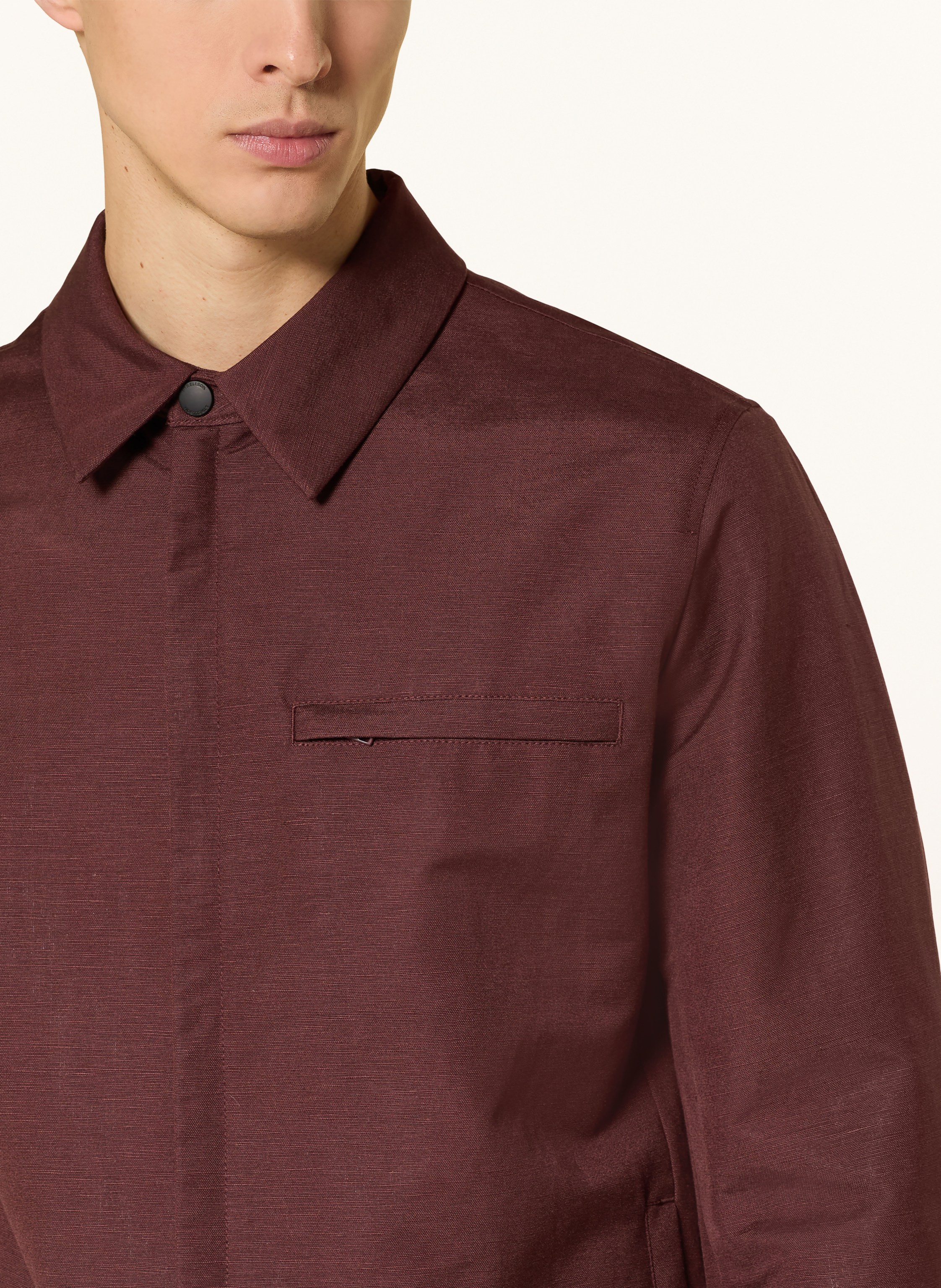 Thumbnail - Strellson Overjacket Modena Mit Leinen rot