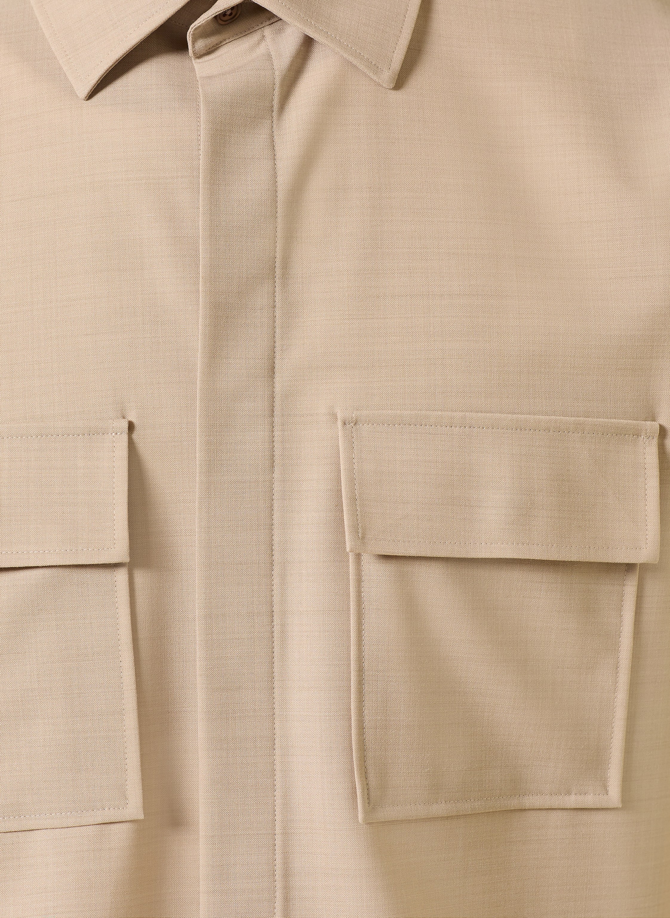 Thumbnail - Digel Move Overshirt Arion beige