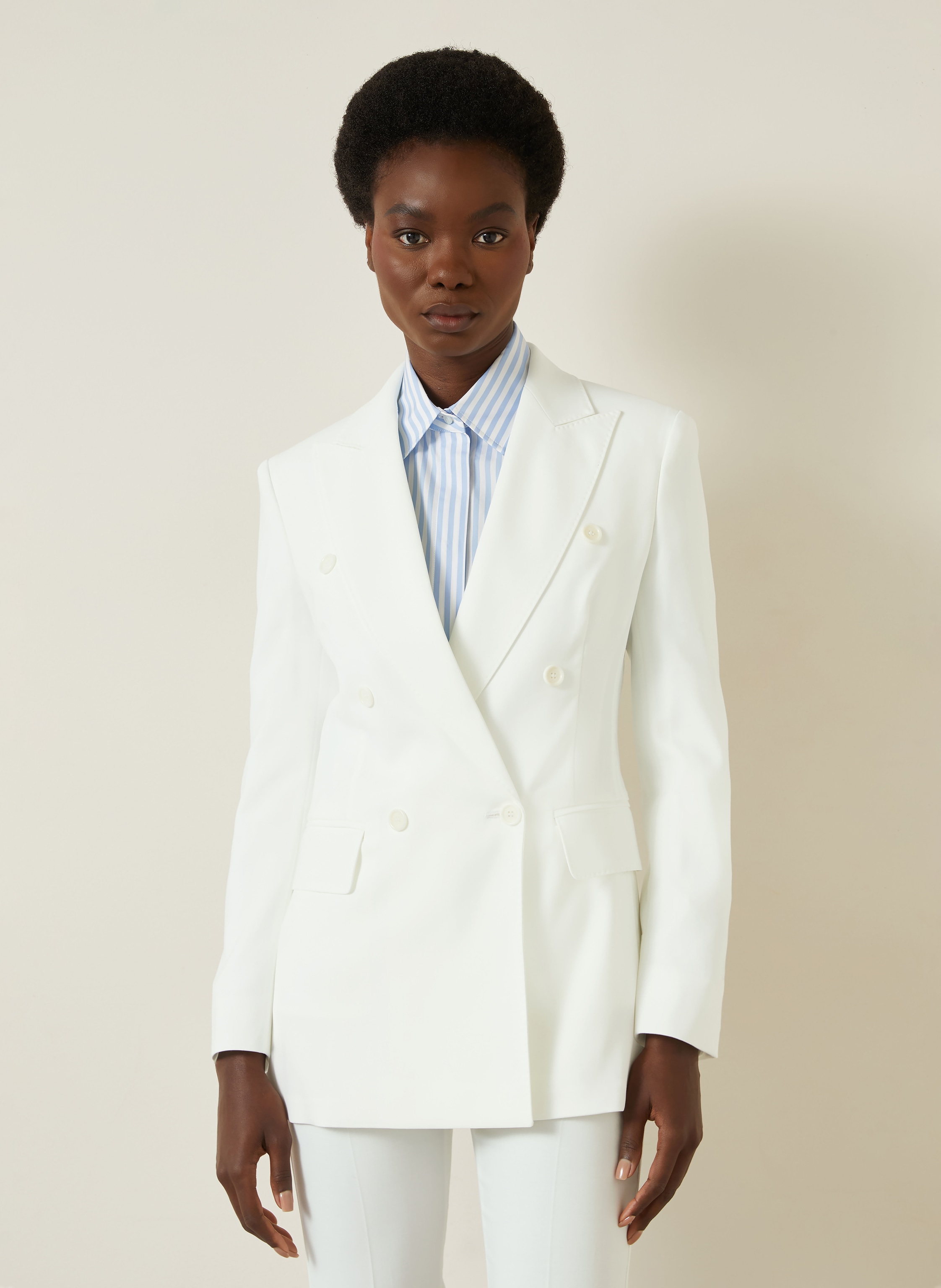 Thumbnail - Max Mara Blazer Pagella weiss