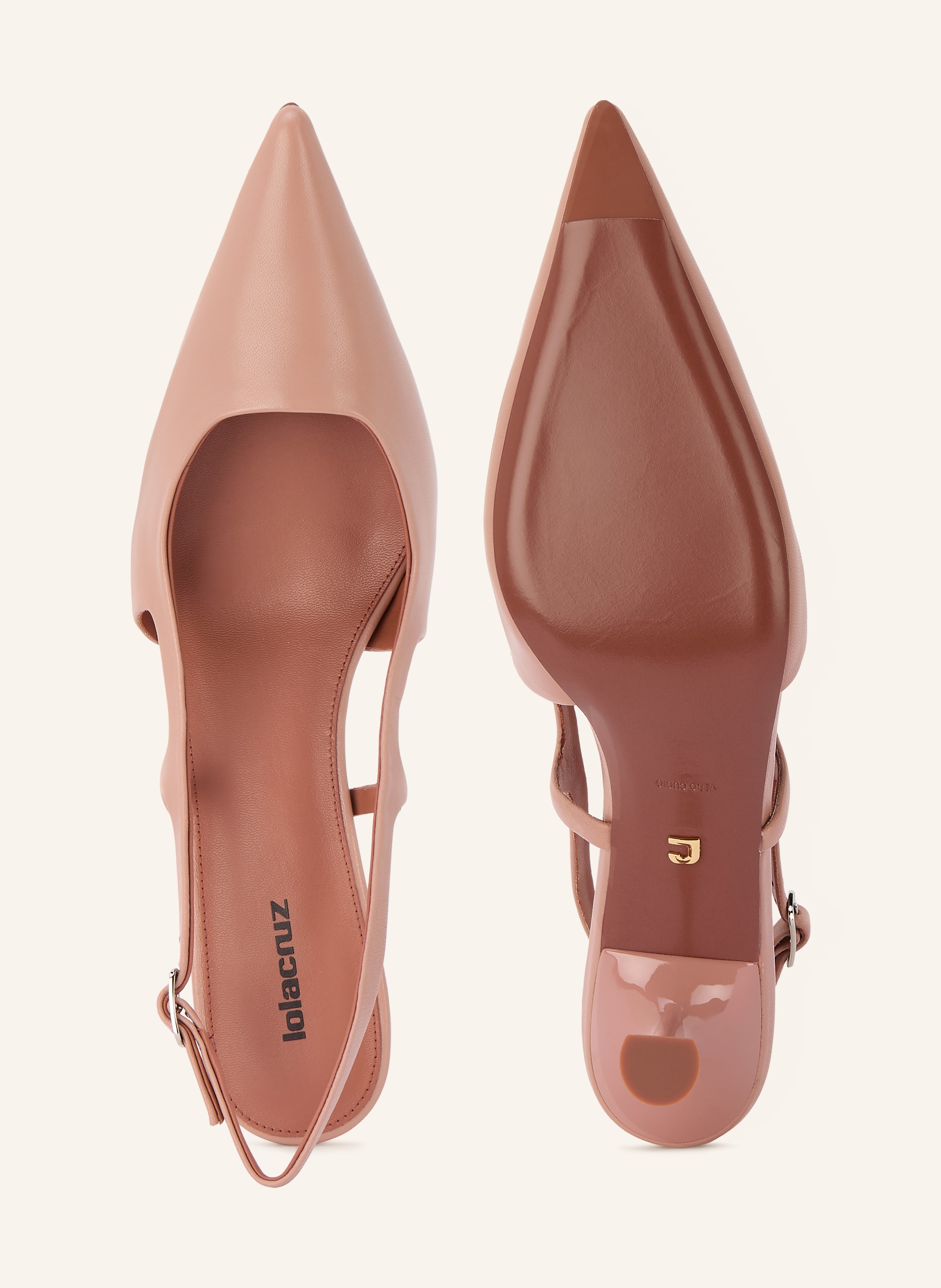 Thumbnail - Lola Cruz Slingpumps Rhina pink