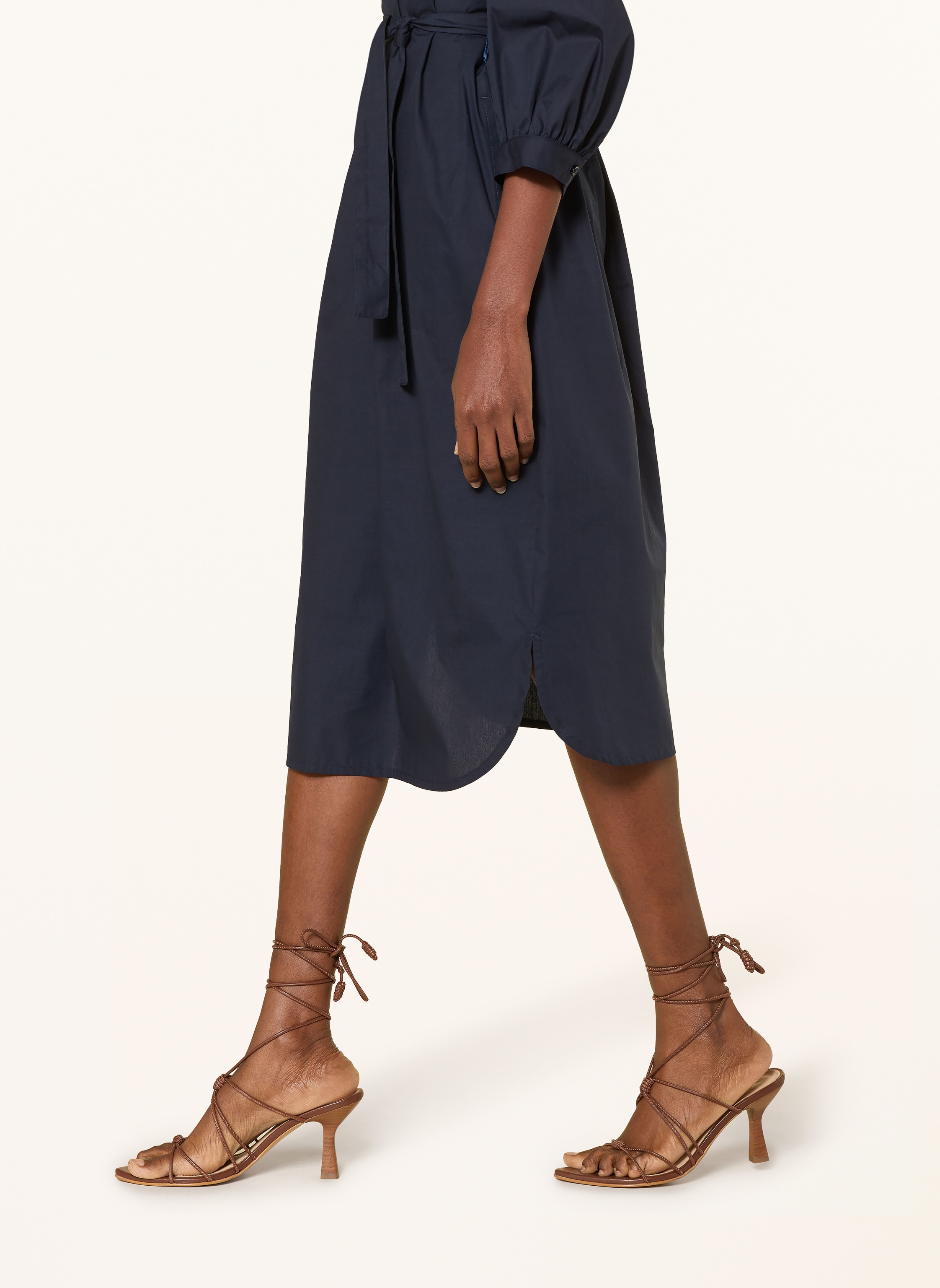 Thumbnail - Desoto Kleid Mit 3/4-Arm blau