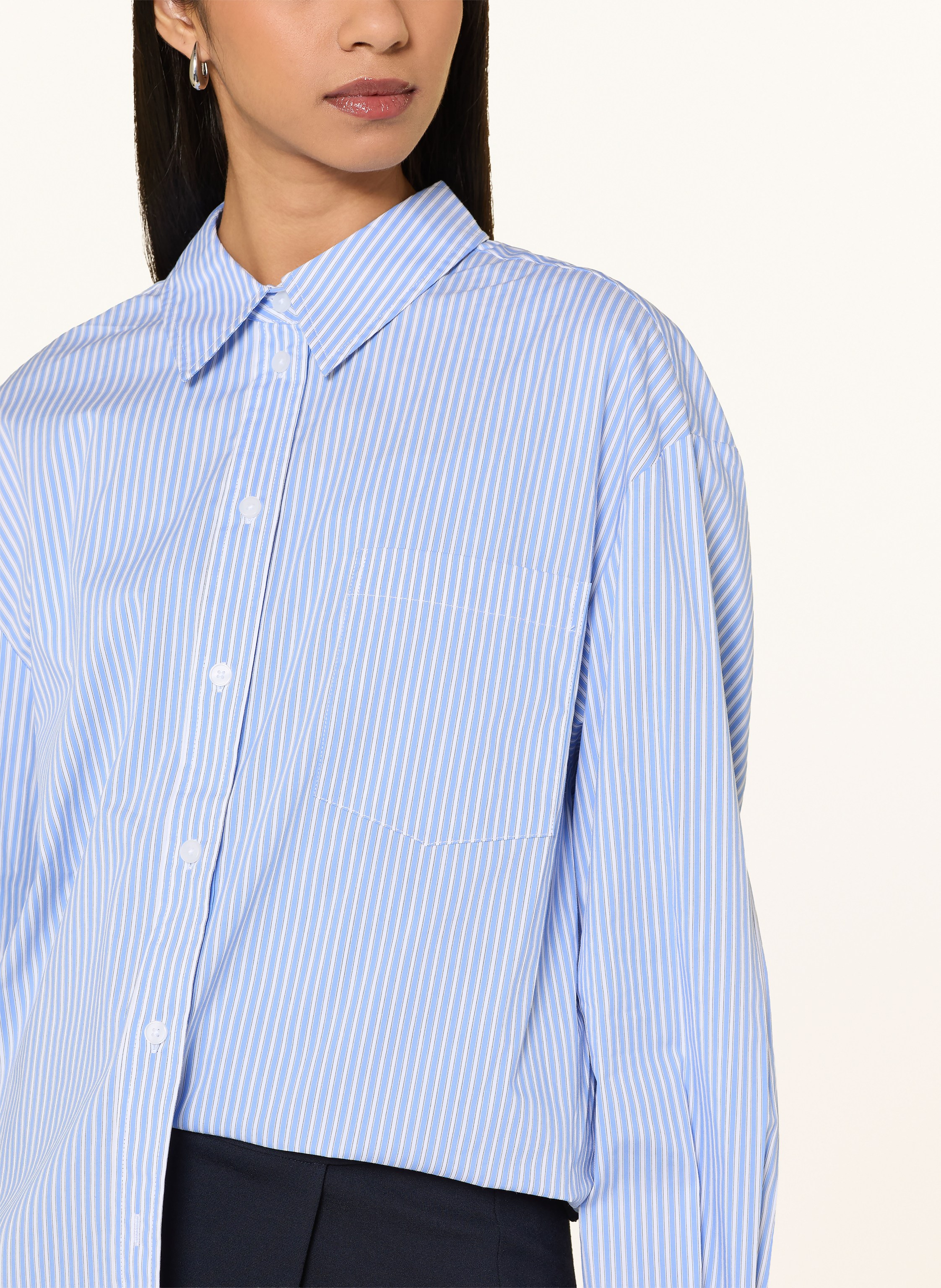 Thumbnail - Leger Studio Hemdbluse Ginella blau