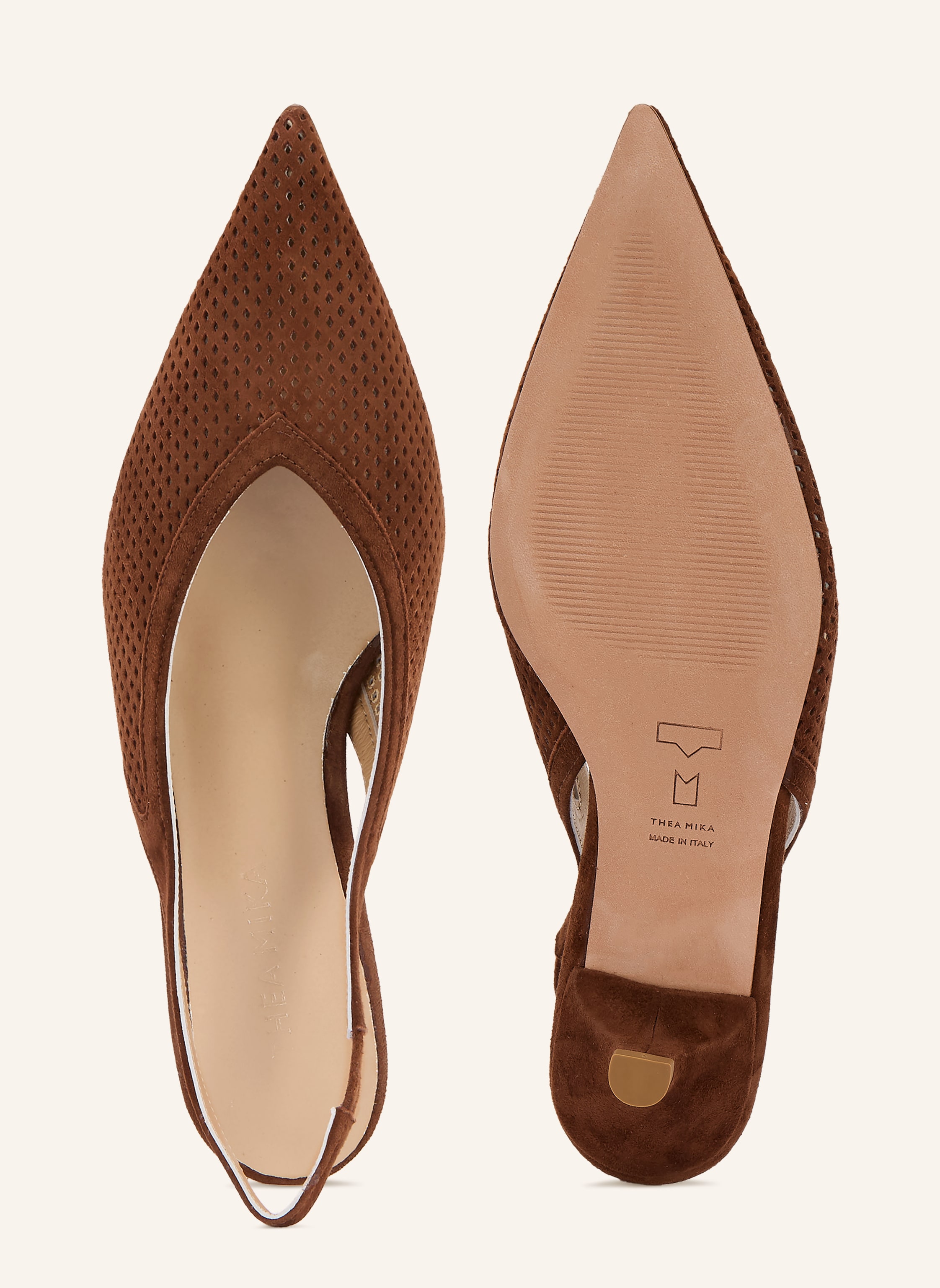 Thumbnail - Thea Mika Slingpumps Vayraxx braun