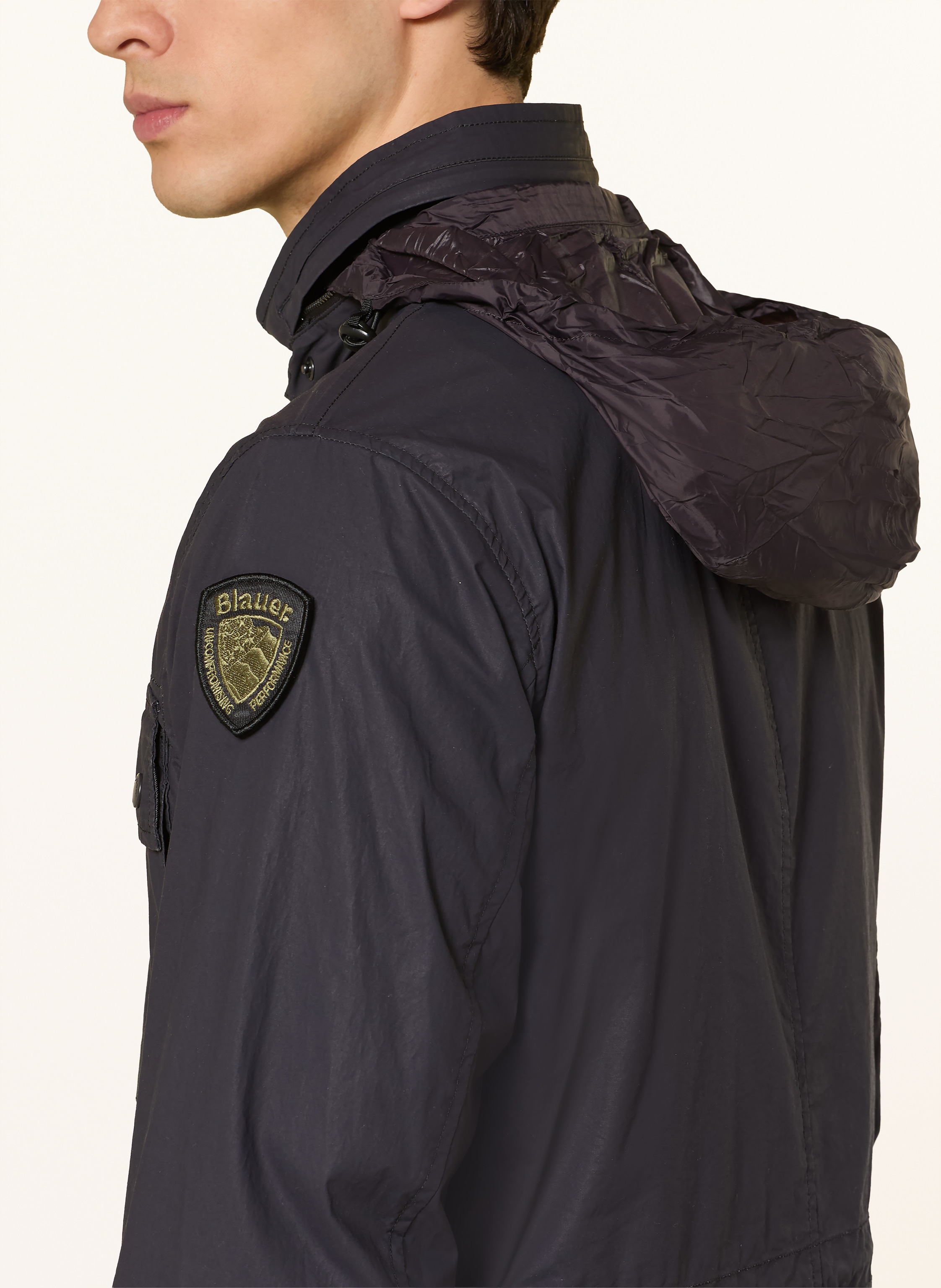 Thumbnail - Blauer Fieldjacket Leman blau