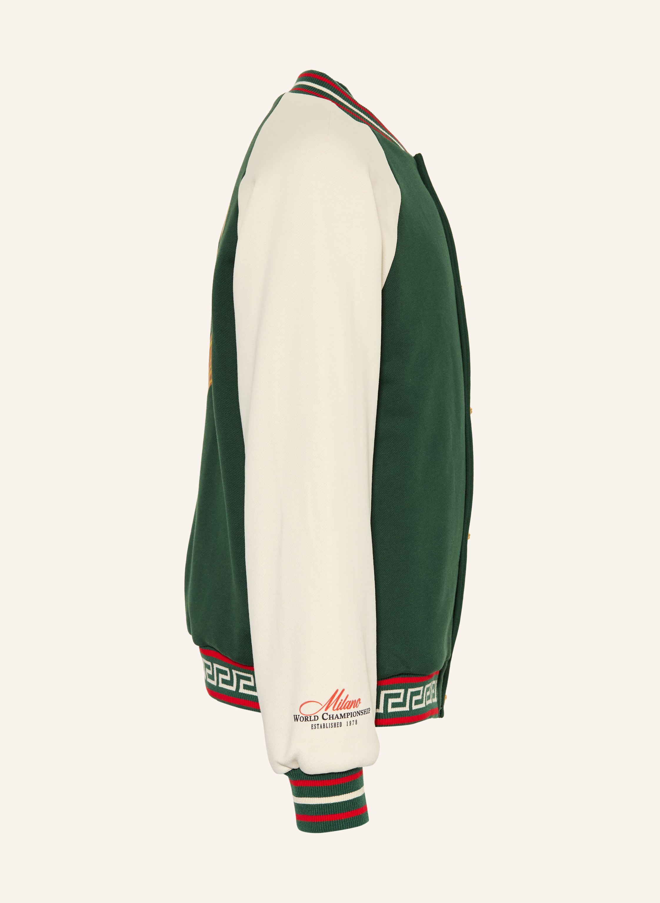 Thumbnail - Versace College-Jacke gruen