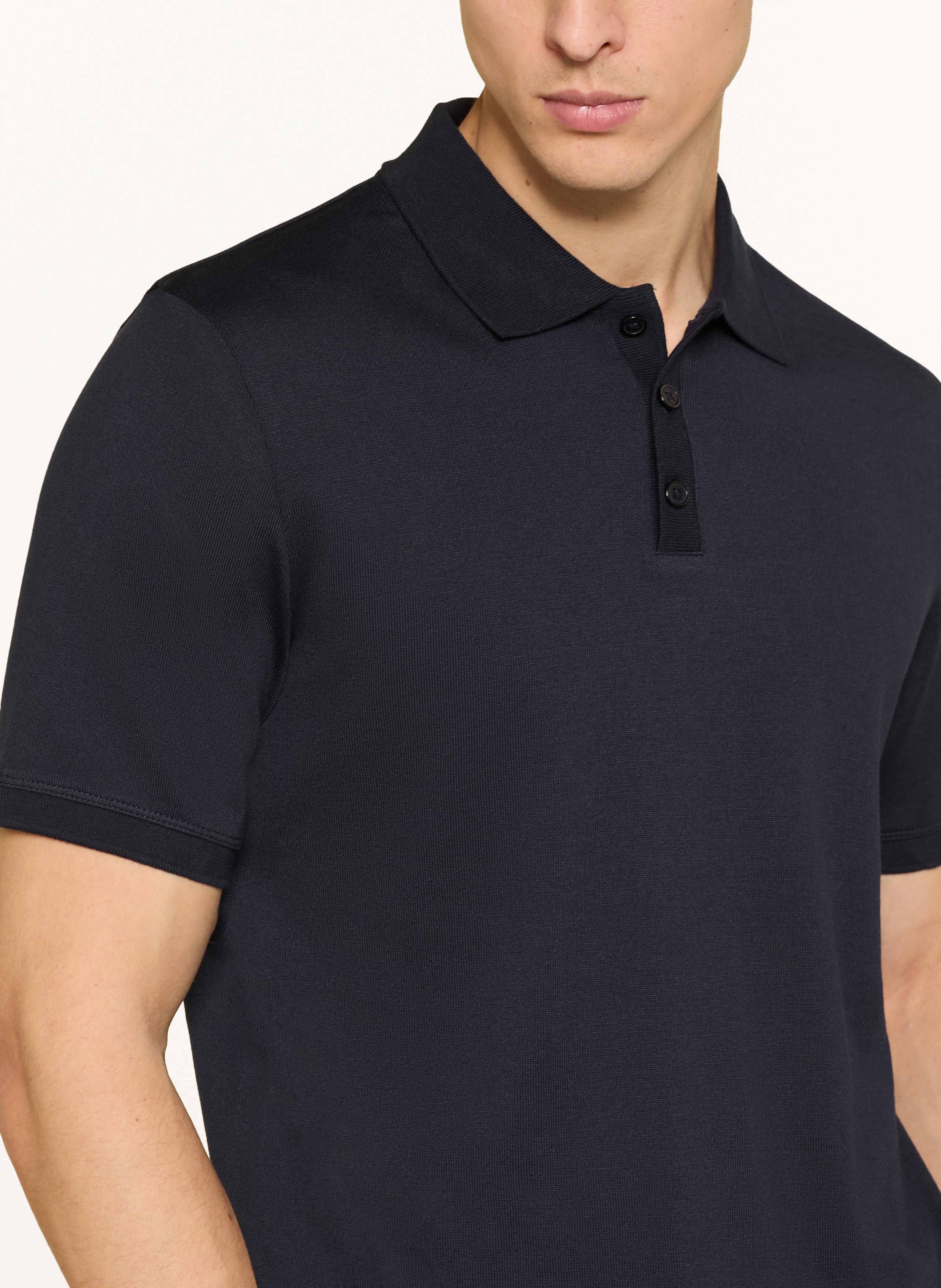 Thumbnail - Cinque Jersey-Poloshirt Cibold blau