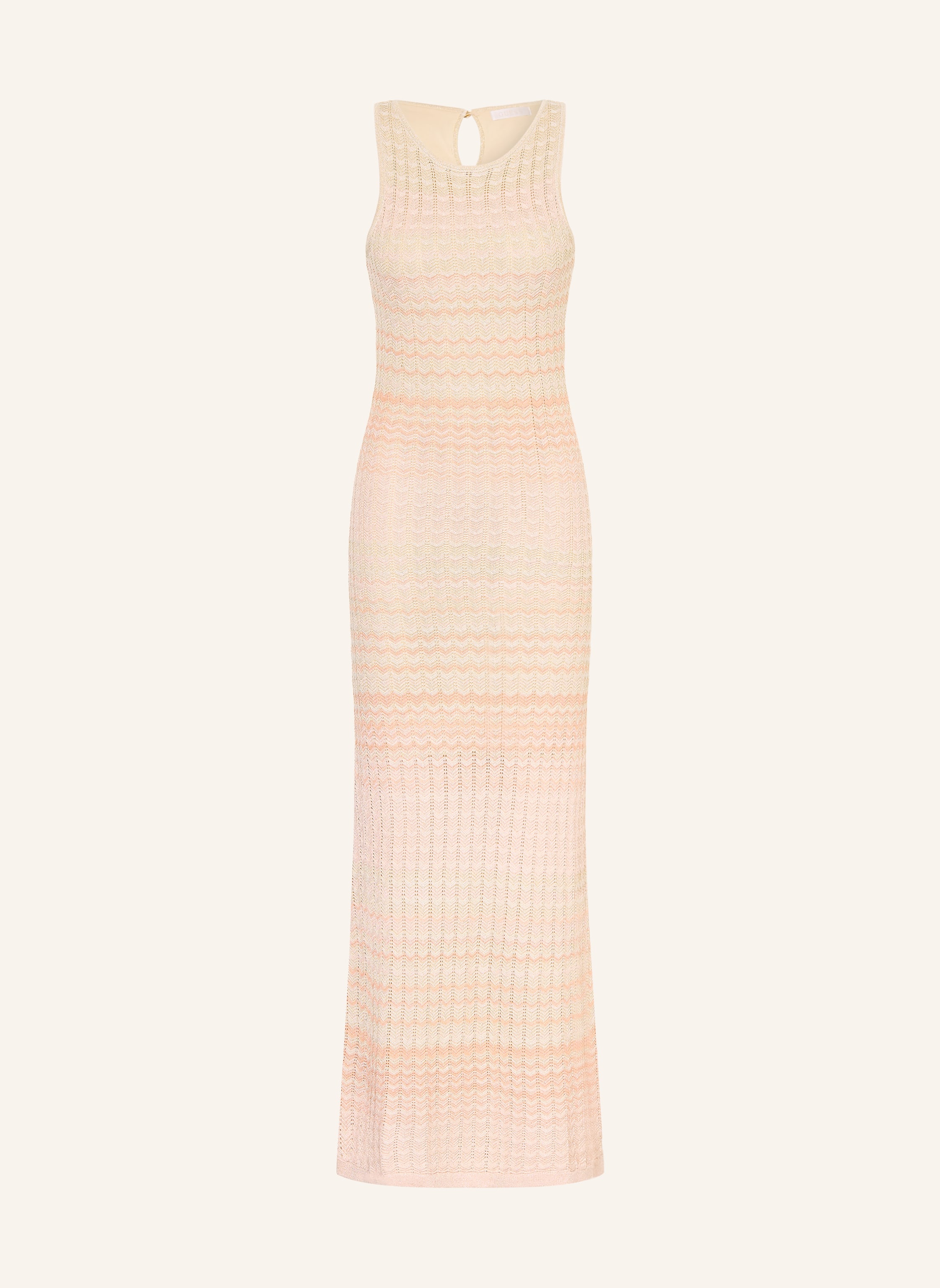 Guess Strickkleid Rosalyn Mit Glitzergarn orange