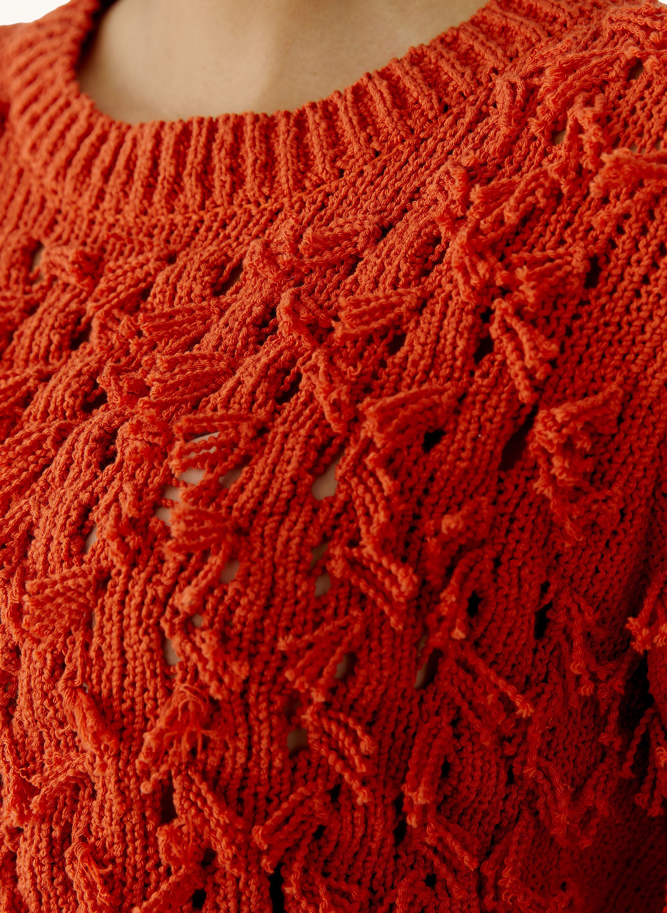 Thumbnail - Oui Strickshirt rot