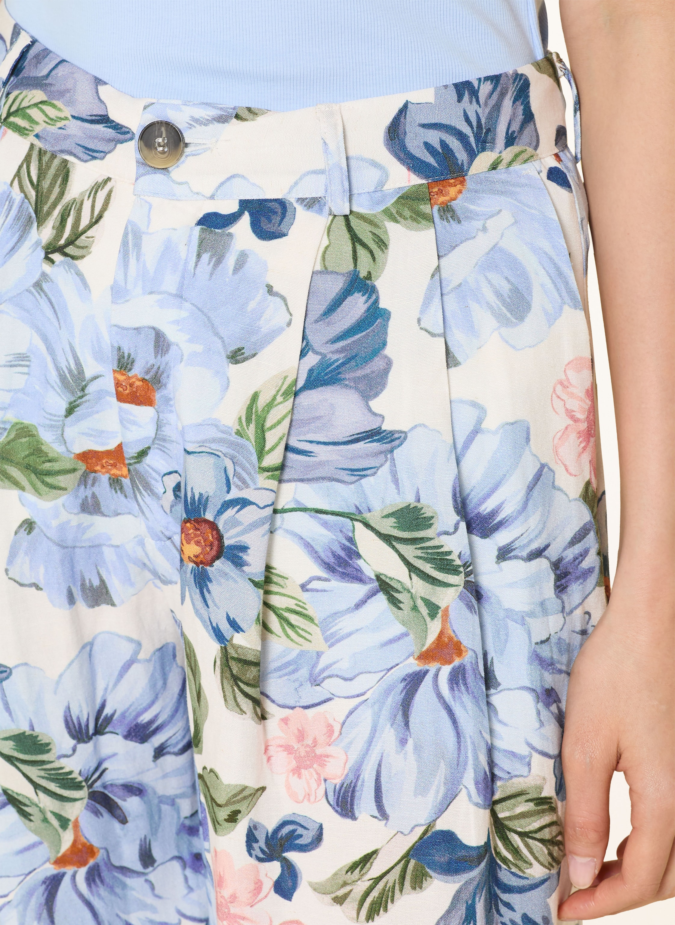 Thumbnail - Oui Marlenehose blau